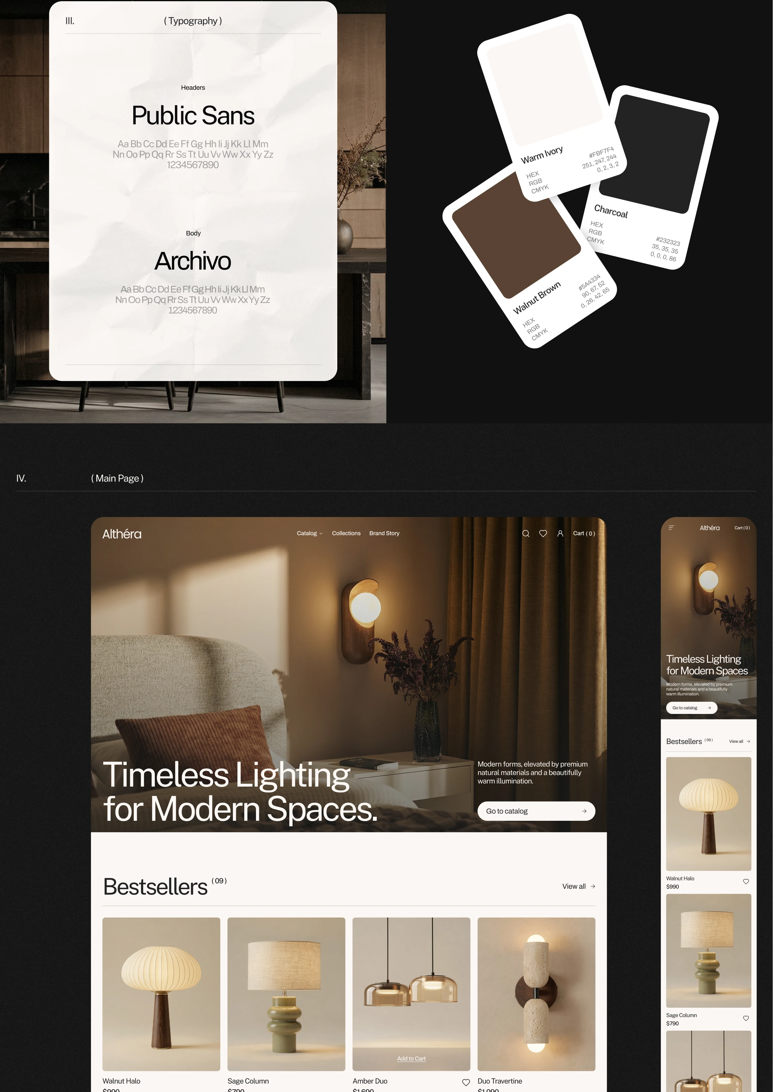 Althéra | E-commerce Website — Изображение №3 — Интерфейсы на Dprofile
