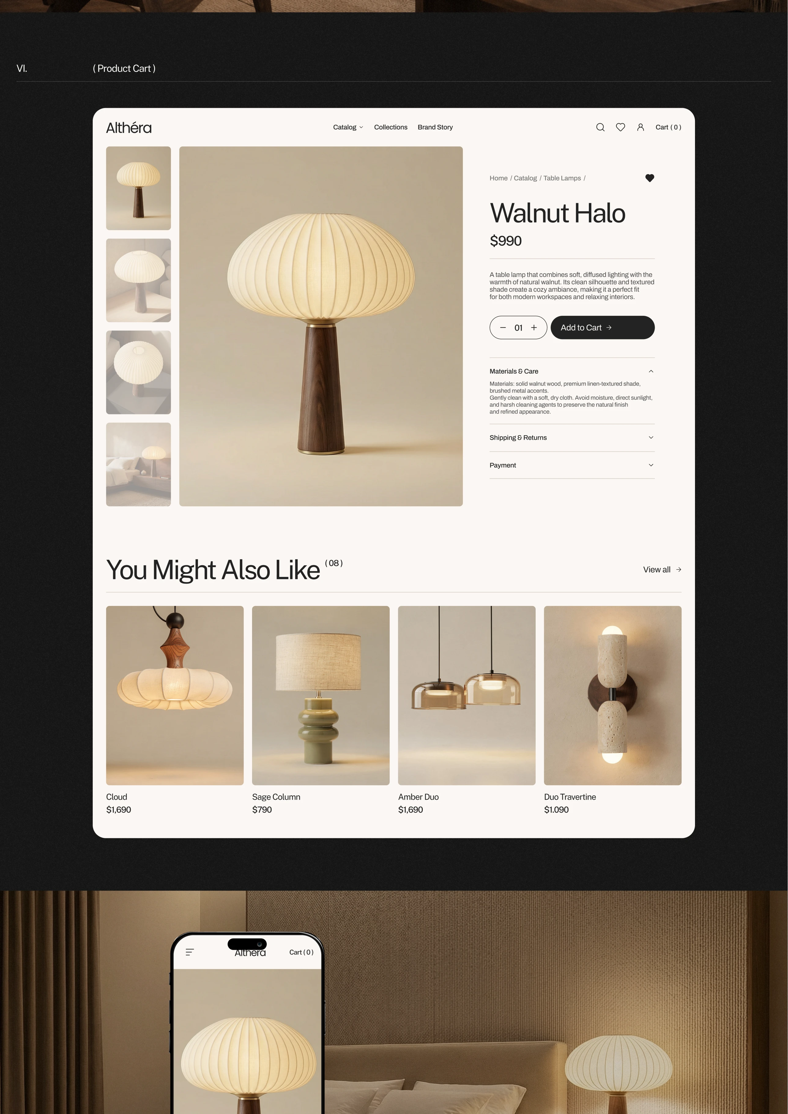 Althéra | E-commerce Website — Изображение №7 — Интерфейсы на Dprofile