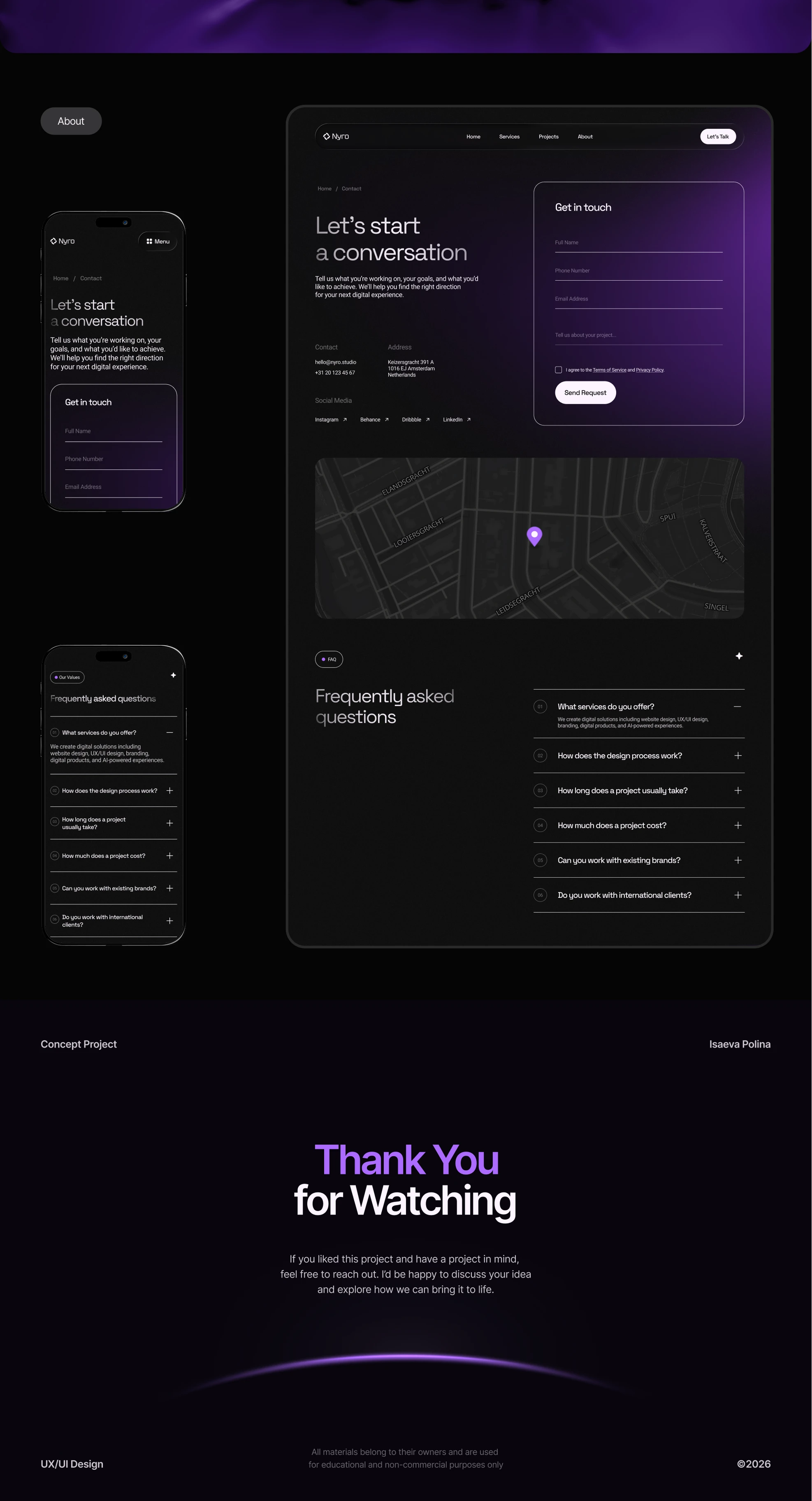 Nyro | AI-Powered Web Studio — Изображение №9 — Интерфейсы на Dprofile