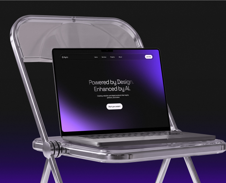 Nyro | AI-Powered Web Studio — Интерфейсы на Dprofile
