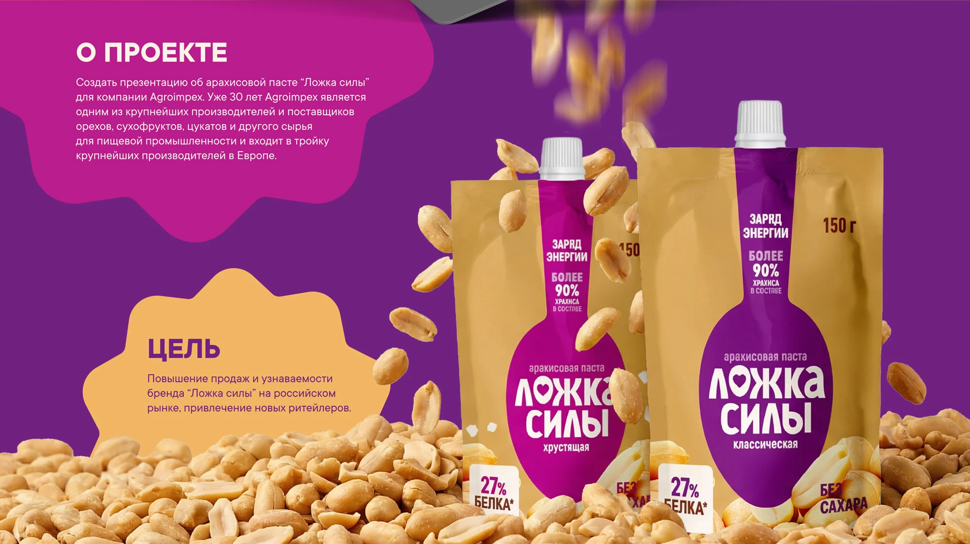 Peanut butter presentation|Презентация арахисовой пасты — Изображение №2 — Графика, Маркетинг на Dprofile