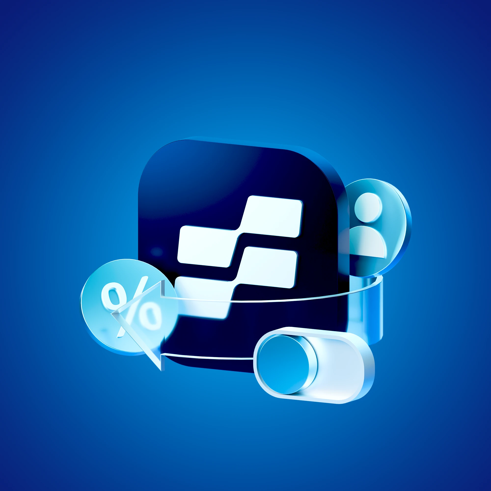 3D visuals and key visuals  for fintech — Изображение №4 — Графика, 3D на Dprofile