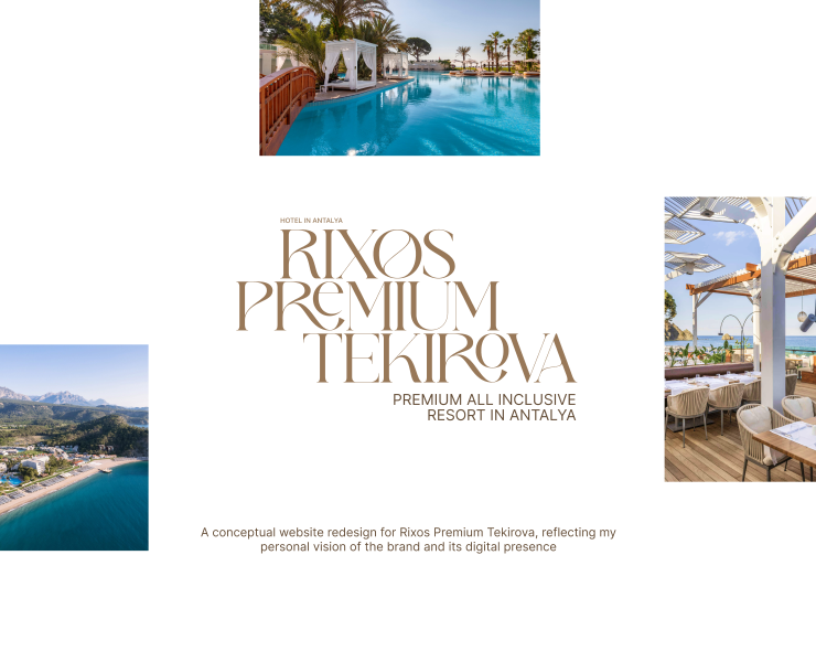 Hotel Rixos Premium Tekirova редизайн сайта — Интерфейсы на Dprofile