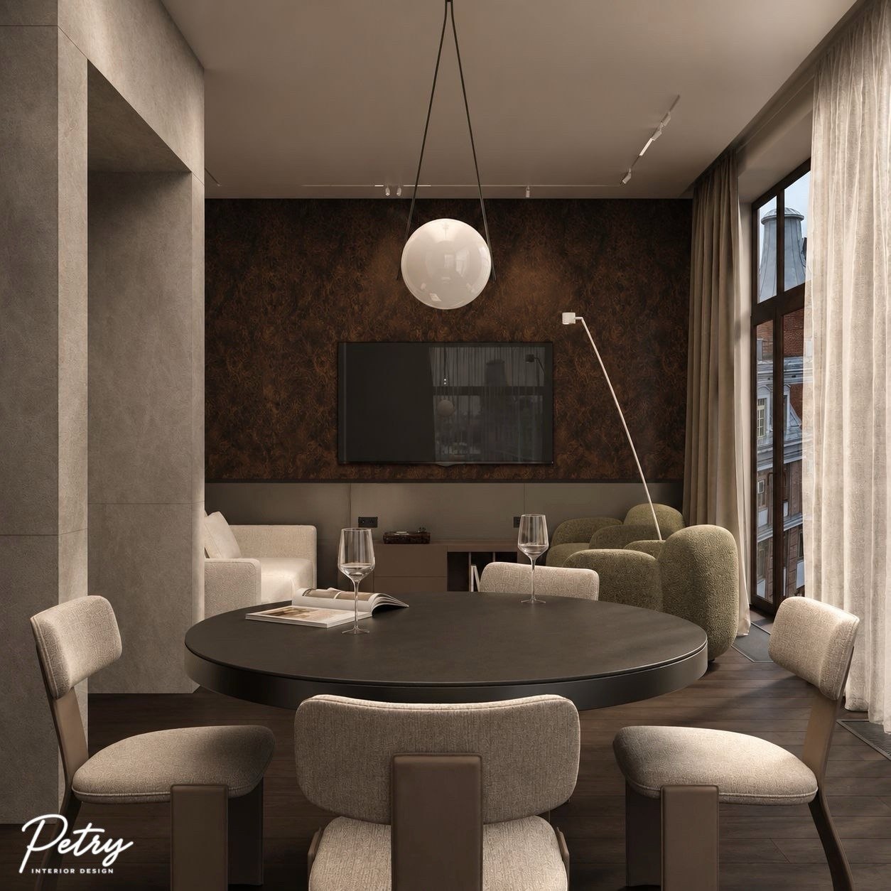 «Тихая галерея» — квартира в ЖК Kazakov Grand Loft — Изображение №3 — Архитектура на Dprofile