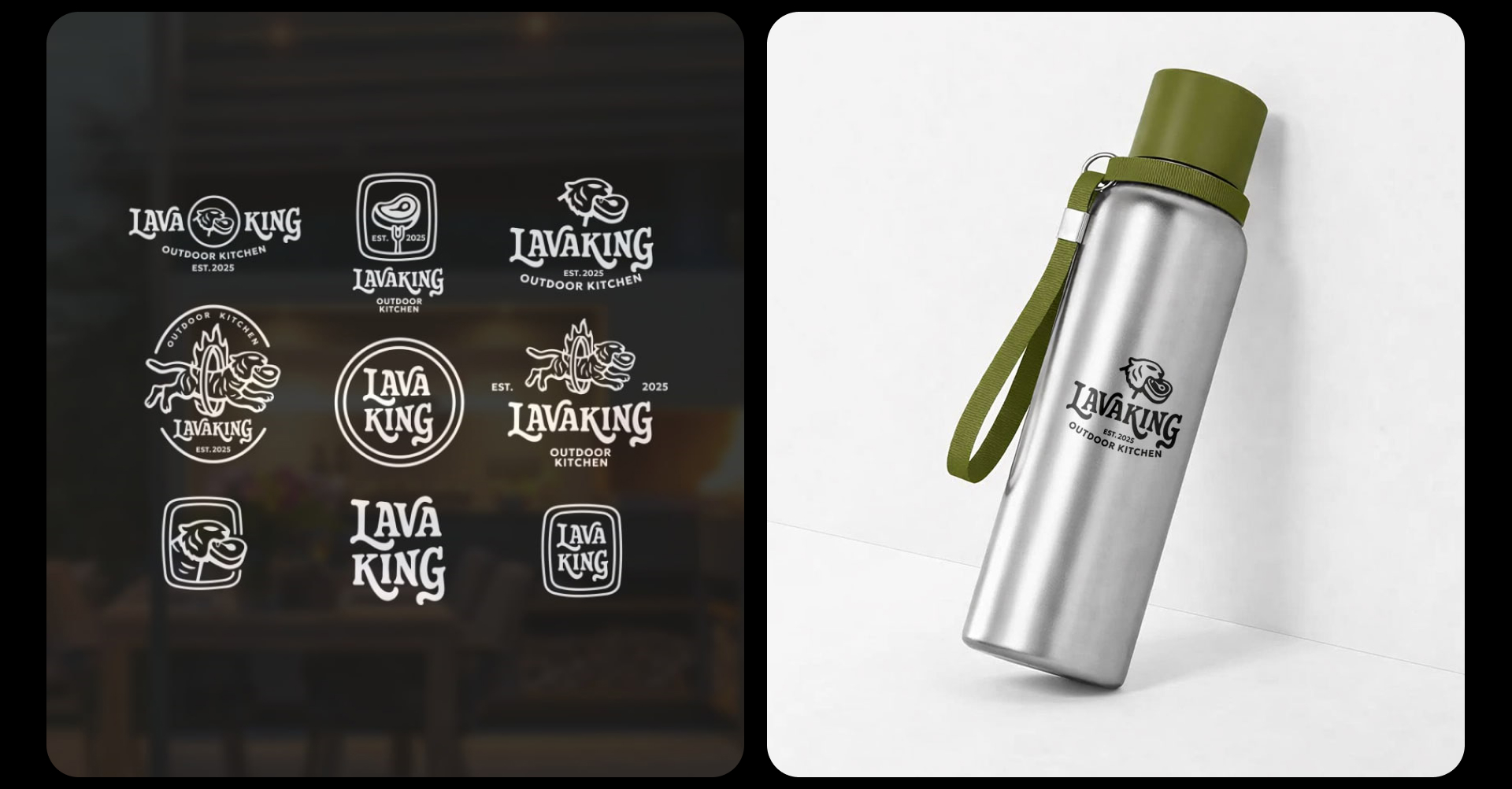 LAVA KING / кухни‑барбекю — Изображение №10 — Брендинг, Графика на Dprofile