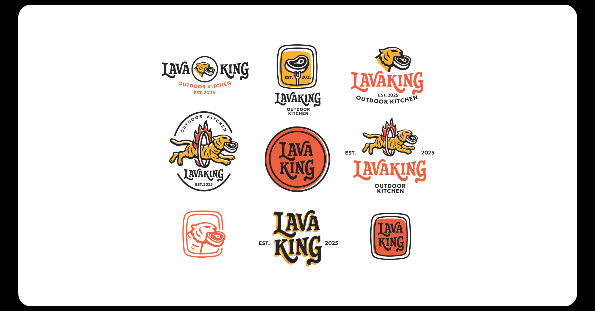 LAVA KING / кухни‑барбекю — Изображение №8 — Брендинг, Графика на Dprofile