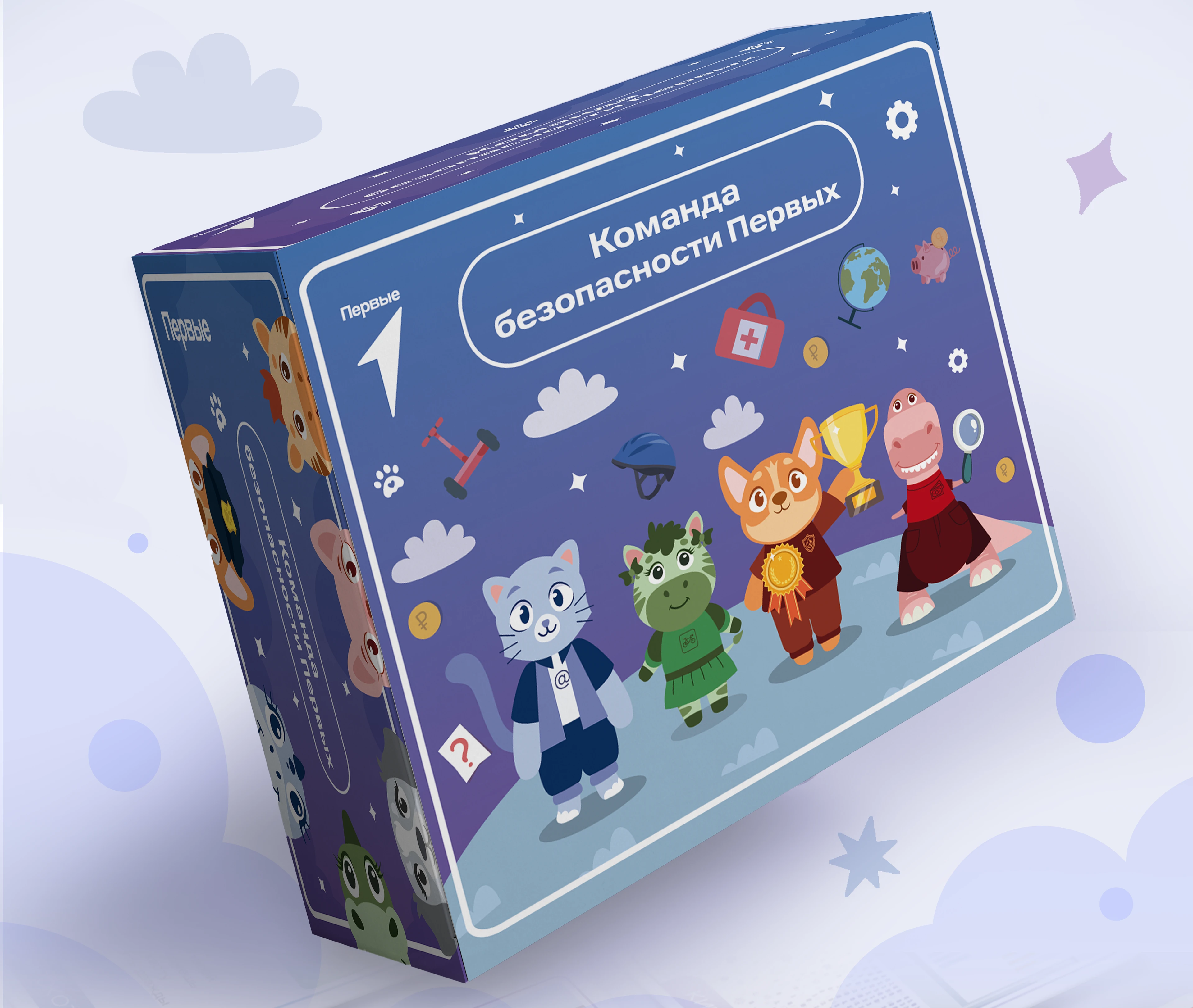 Дизайн настольной игры "Команда Безопасности Первых" — Изображение №4 — Брендинг, Иллюстрация на Dprofile