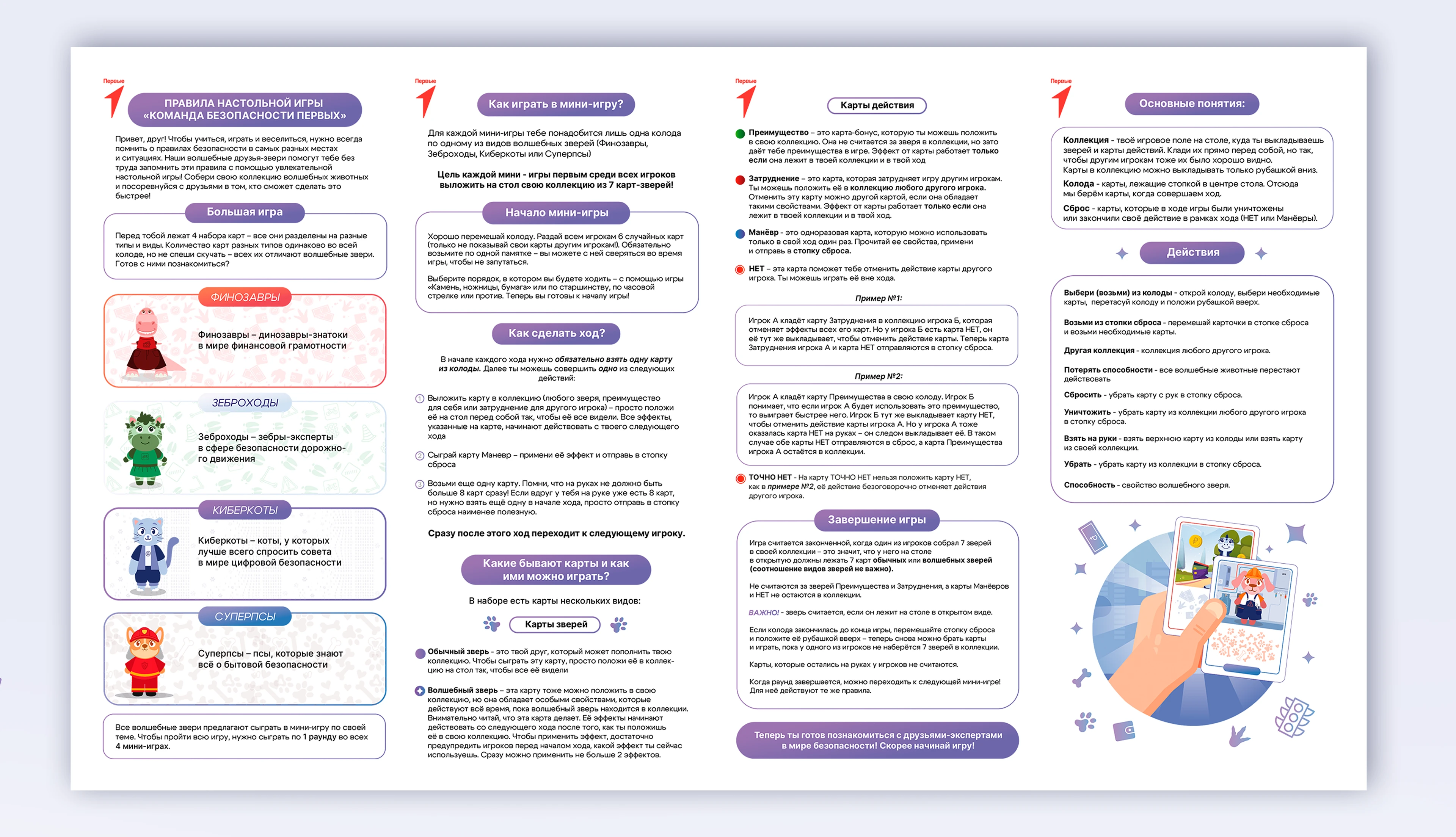 Дизайн настольной игры "Команда Безопасности Первых" — Изображение №6 — Брендинг, Иллюстрация на Dprofile