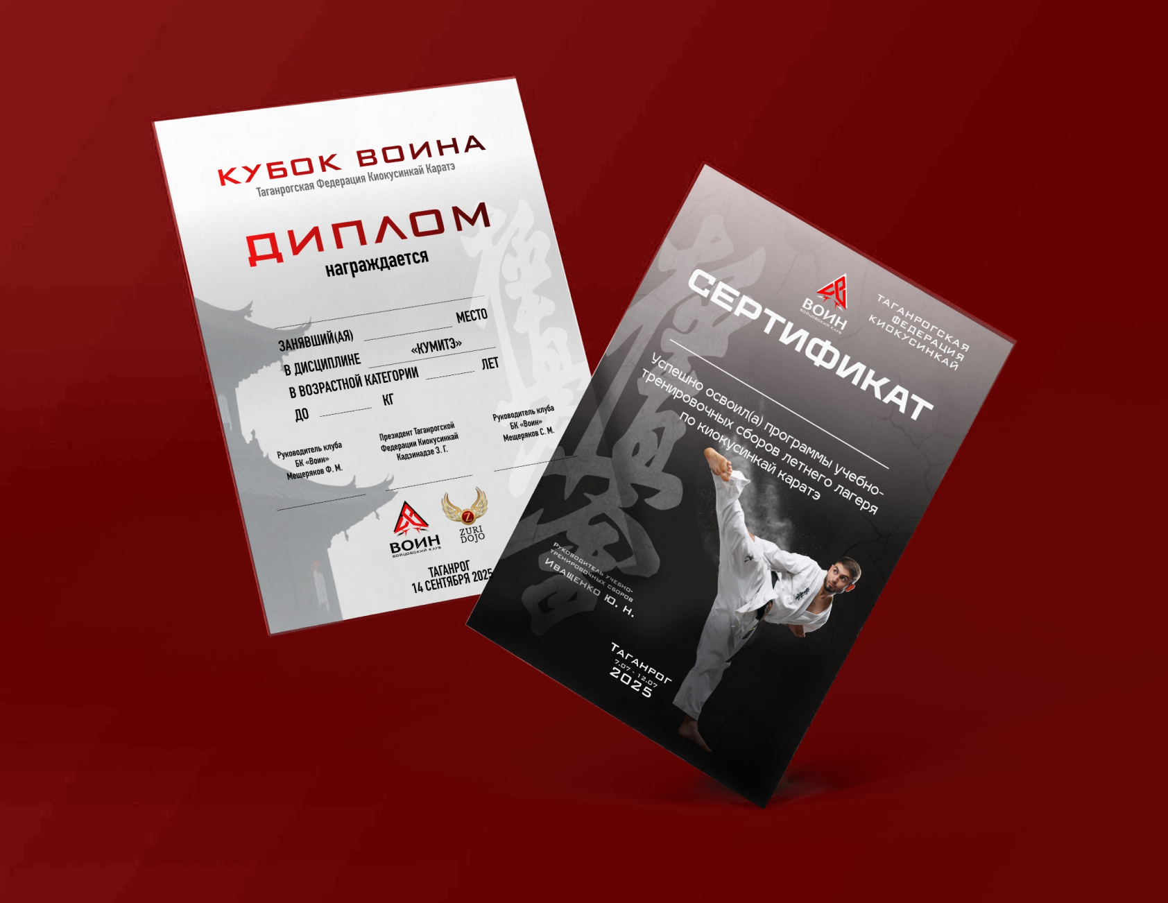 Логотип для бойцовского клуба "Воин" — Изображение №6 — Брендинг на Dprofile