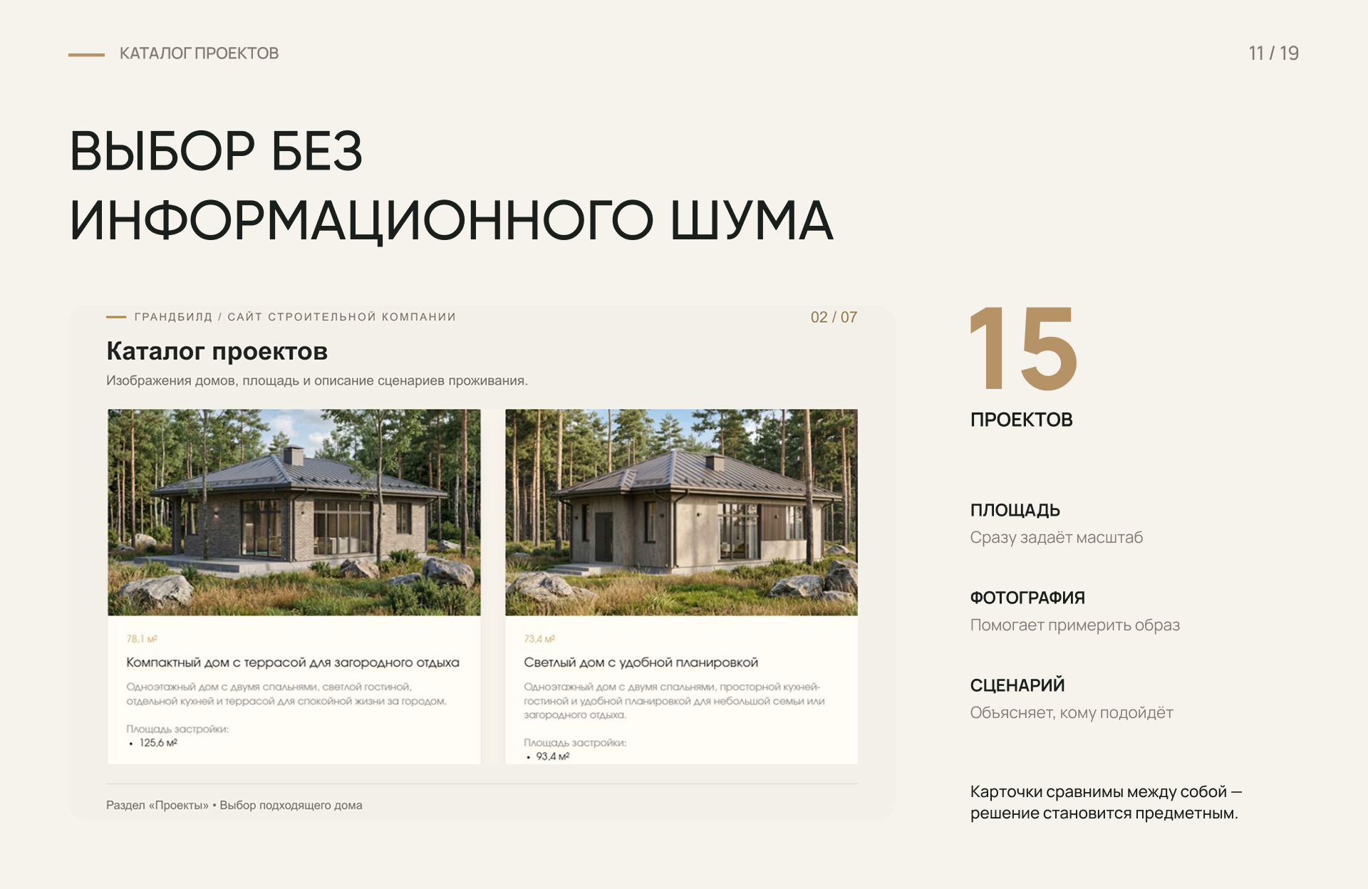 ГрандБилд | Малоэтажные дома — Изображение №14 — Интерфейсы, Брендинг на Dprofile