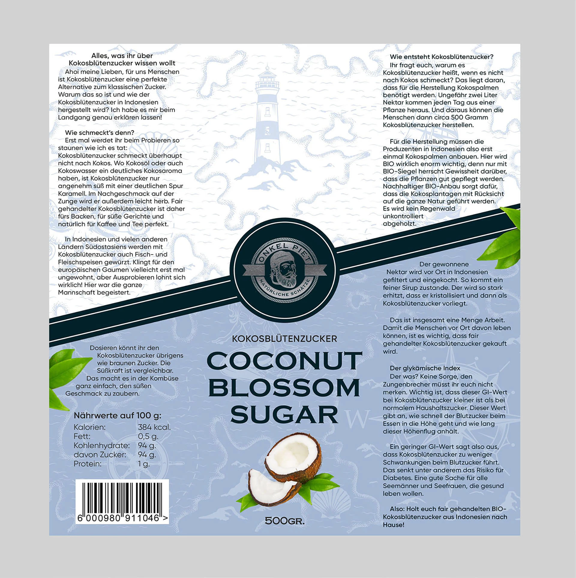 Упаковка для кокосового сахара — Изображение №2 — Брендинг, Графика на Dprofile