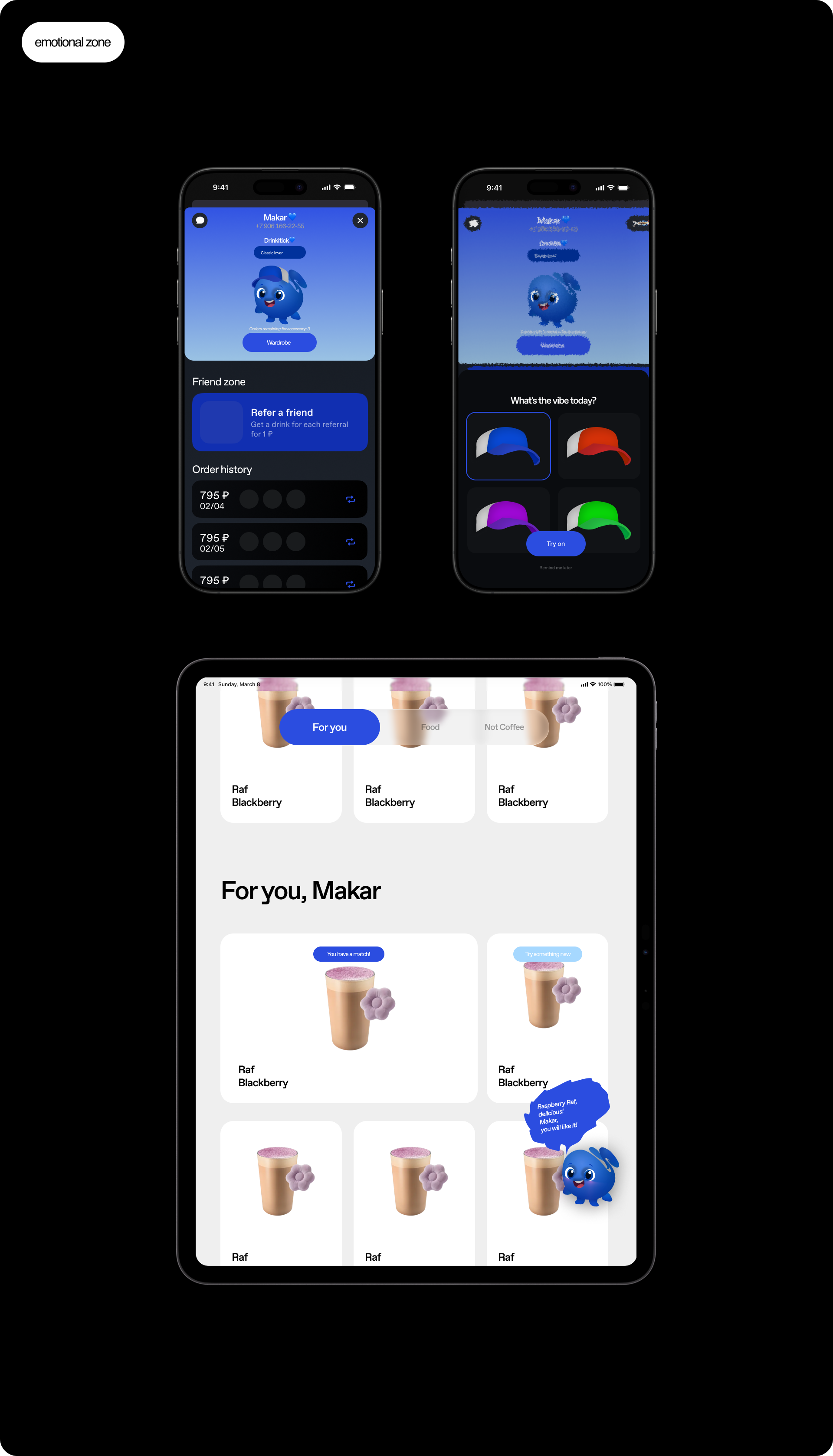 Concept of the “User Taste Profile” feature for the Drinkit app — Изображение №12 — Интерфейсы на Dprofile
