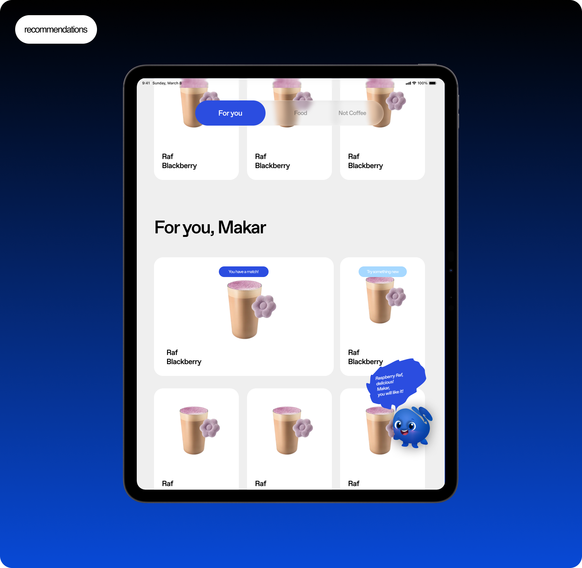 Concept of the “User Taste Profile” feature for the Drinkit app — Изображение №9 — Интерфейсы на Dprofile