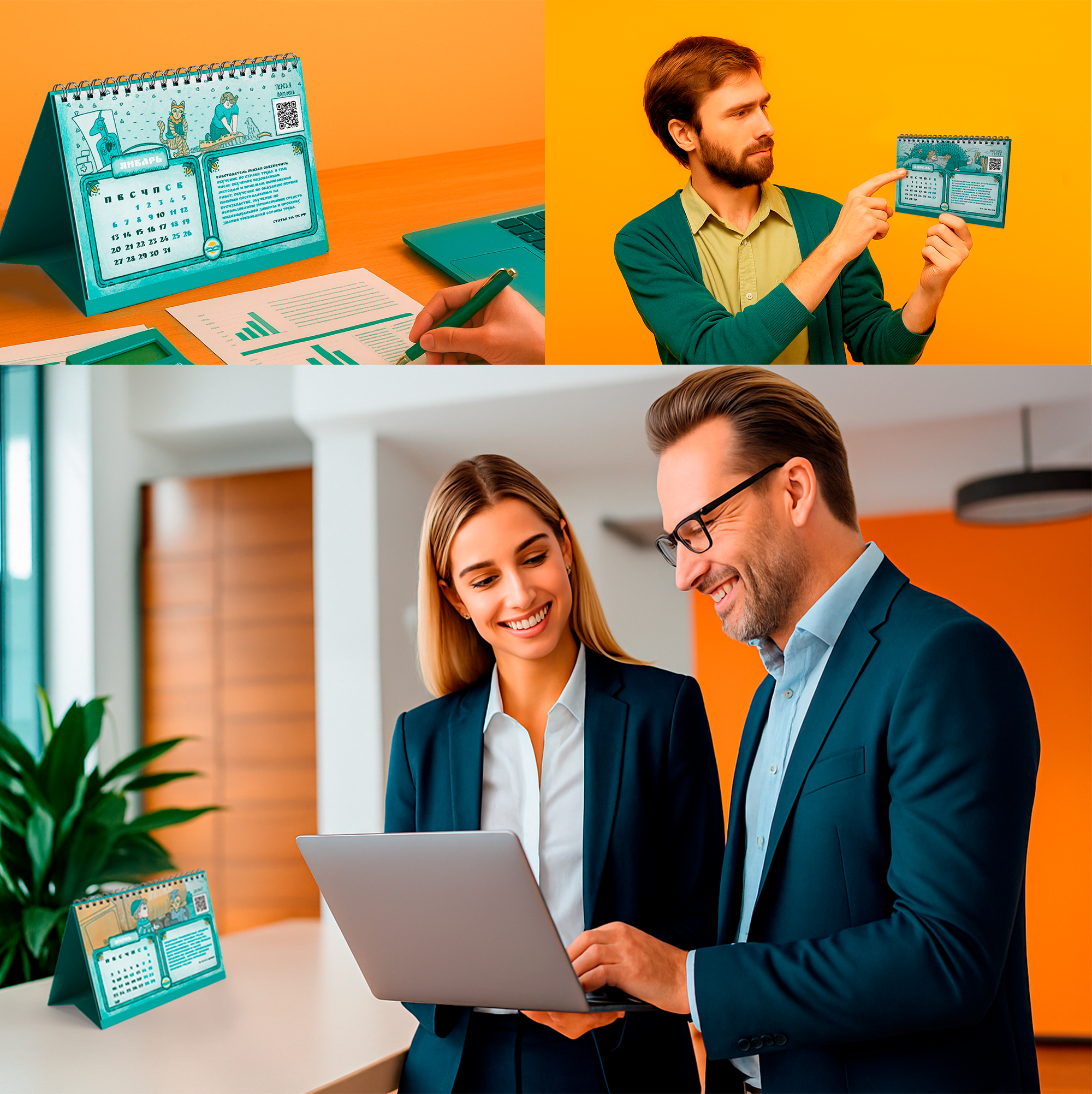 Календарь Рабочие профессии — Изображение №12 — Брендинг, Иллюстрация на Dprofile