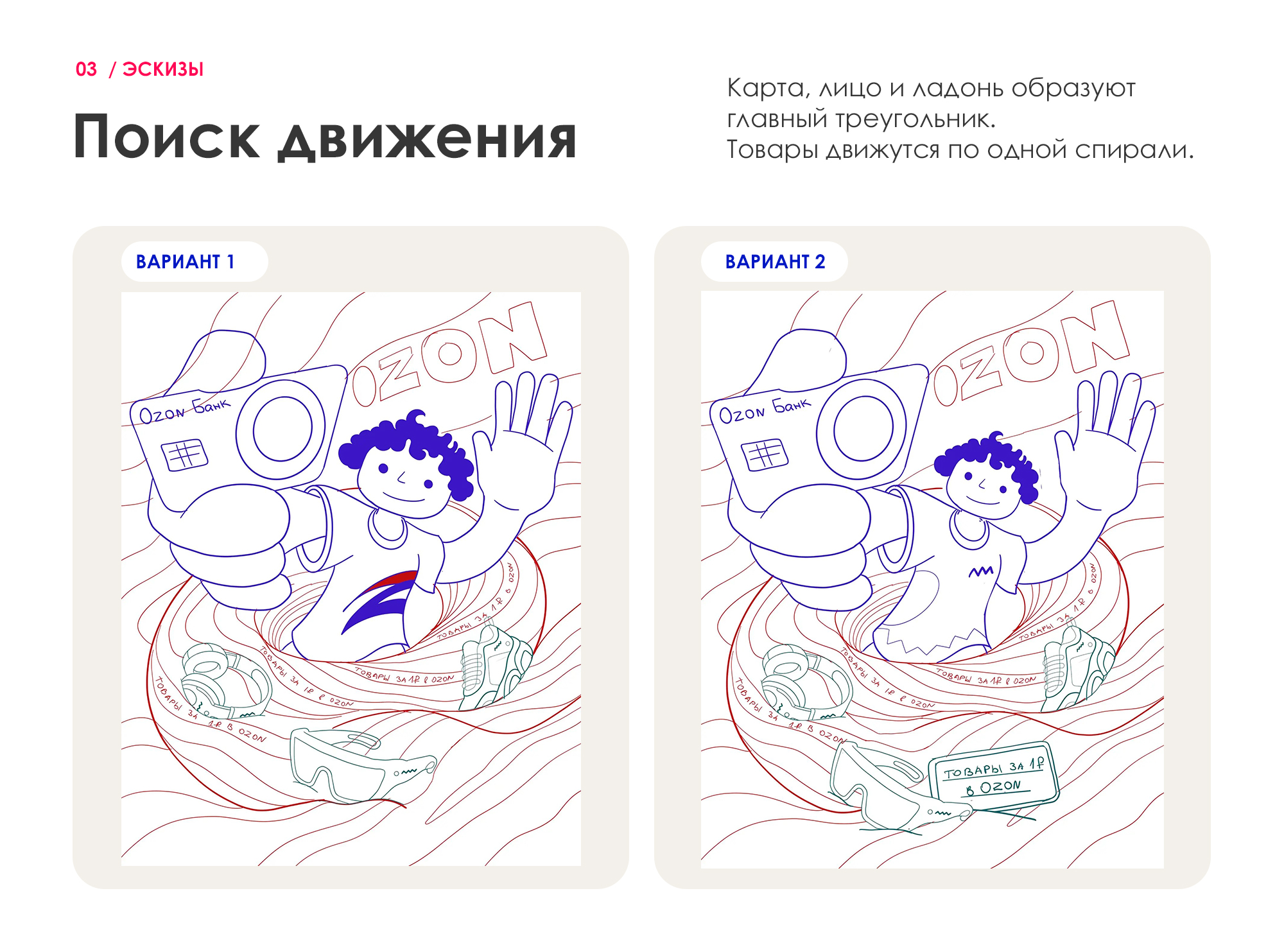Дизайн упаковки Ozon — бренд-иллюстрация — Изображение №4 — Брендинг, Иллюстрация на Dprofile