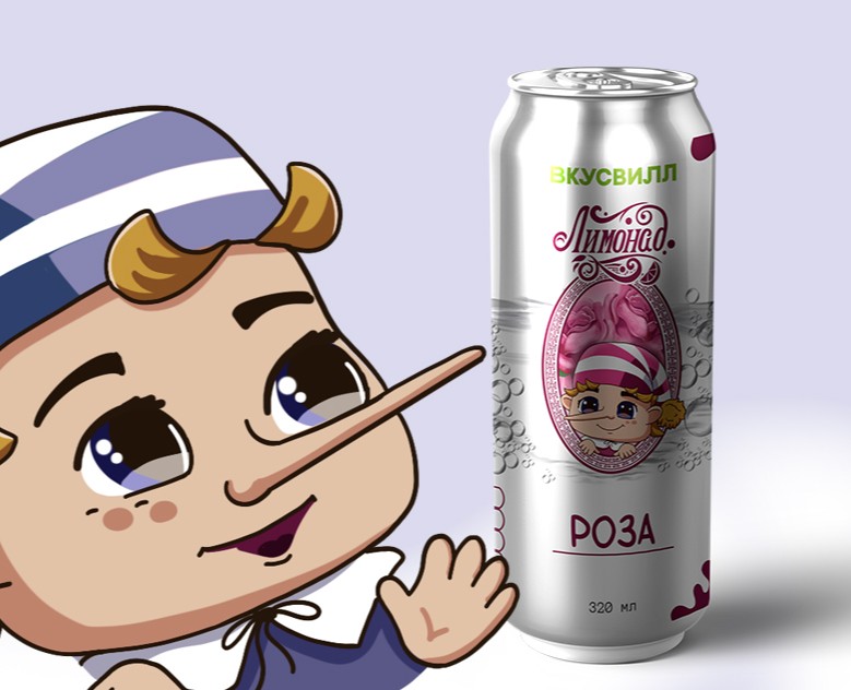 Чиби-этикетки для лимонада – серия с игривыми персонажами — Брендинг, Иллюстрация на Dprofile