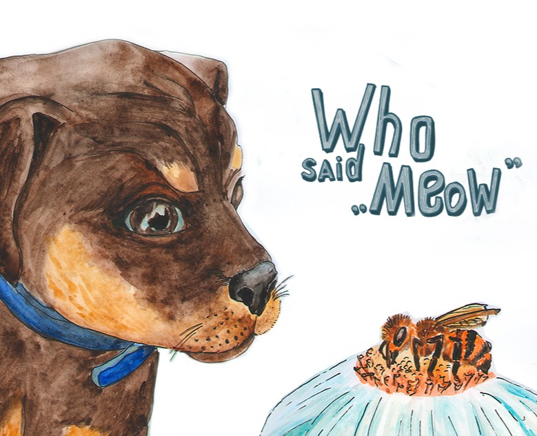 Акварельные иллюстрации для детской книги "Кто сказал мяу" — Иллюстрация на Dprofile