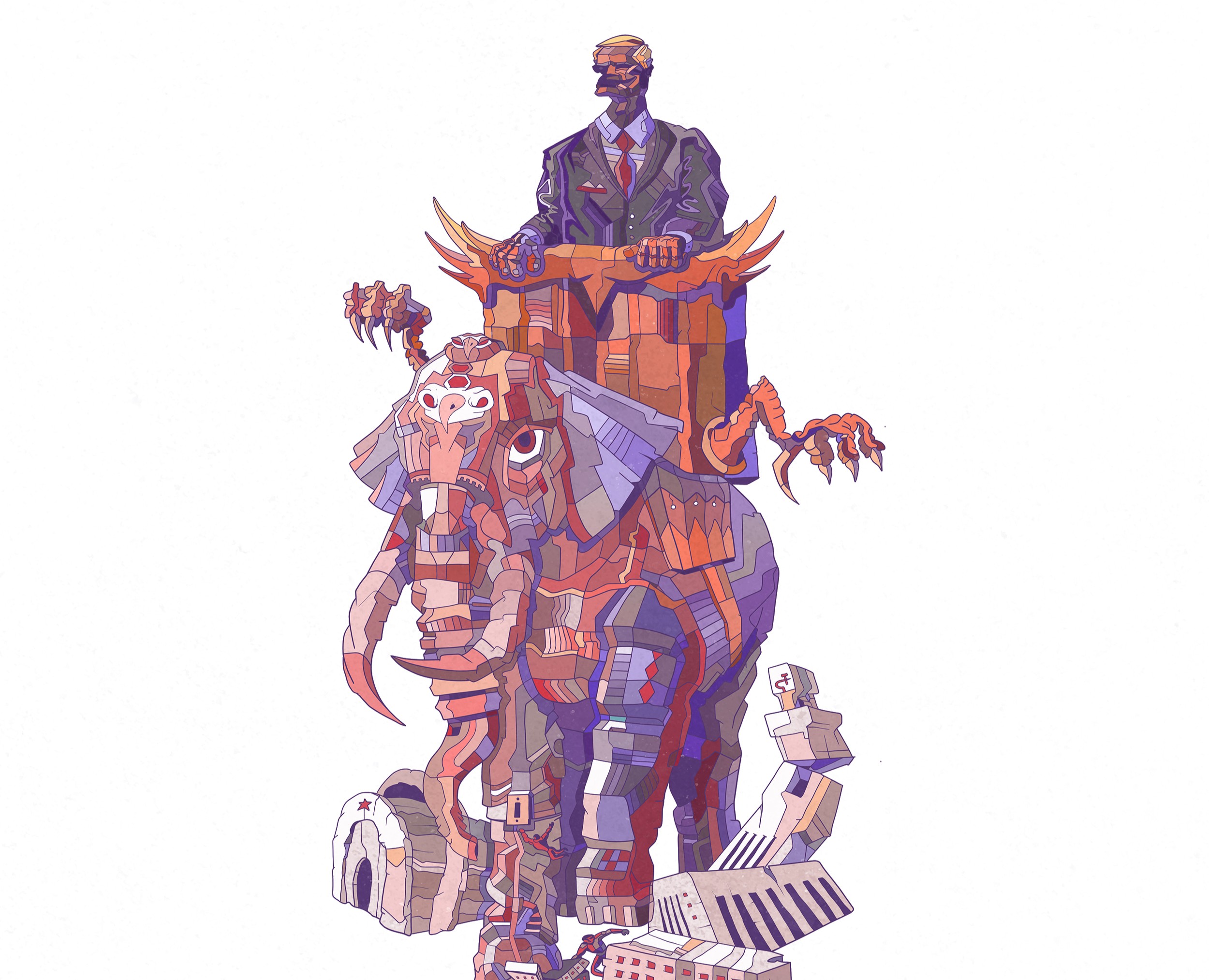 Цифровая мозаика на Dprofile