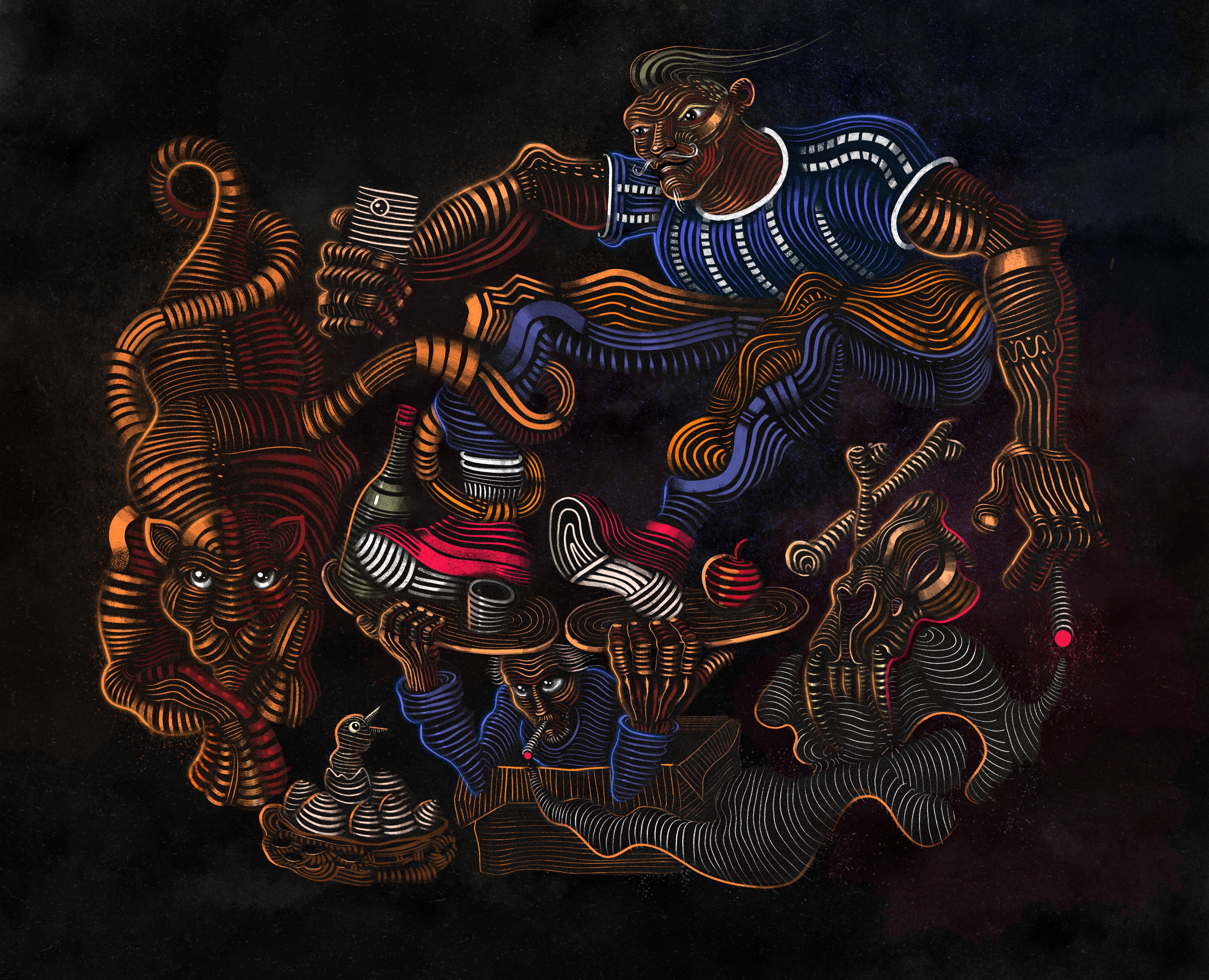 Иллюстрации 2018-2019 — Иллюстрация на Dprofile