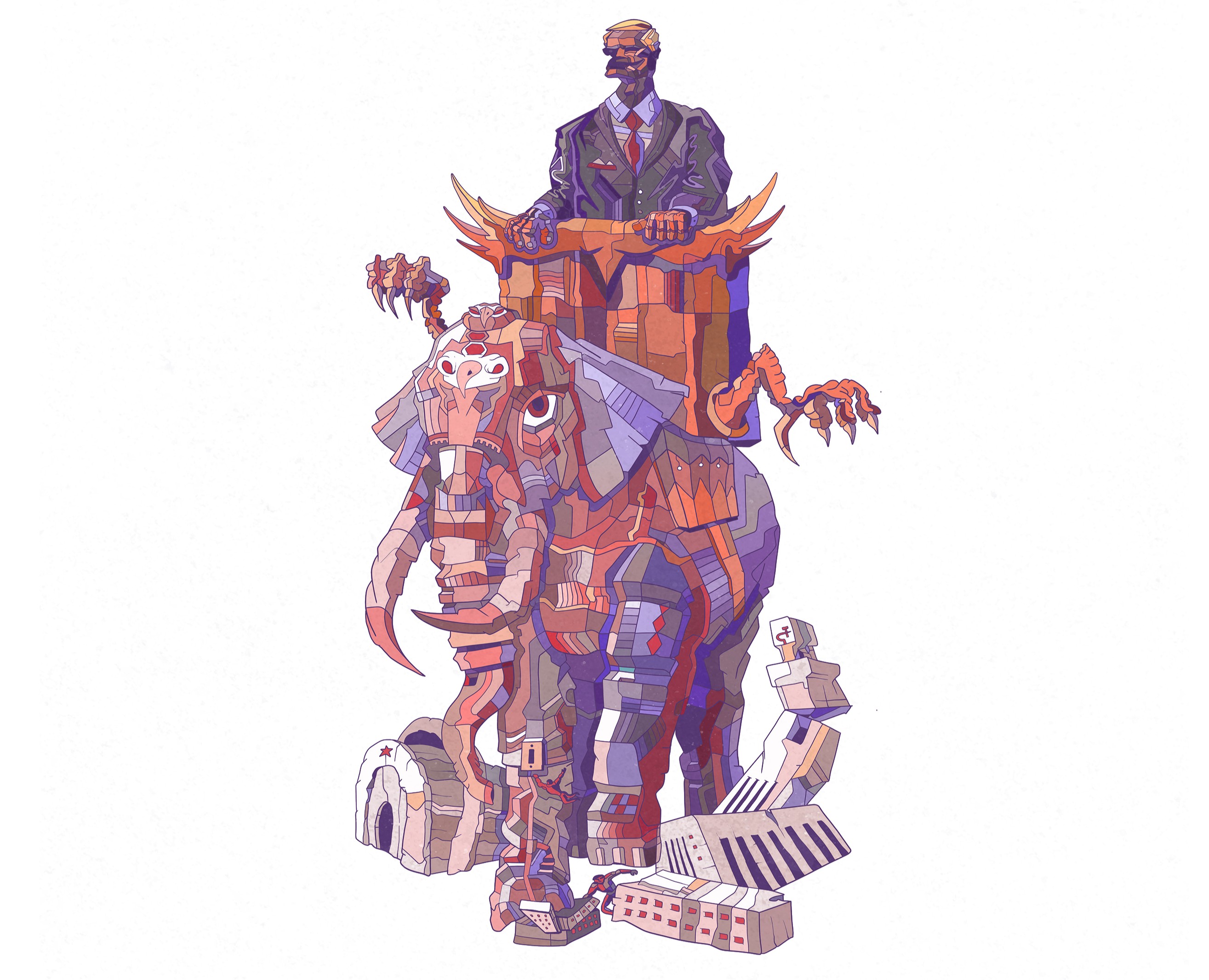 Цифровая мозаика на Dprofile