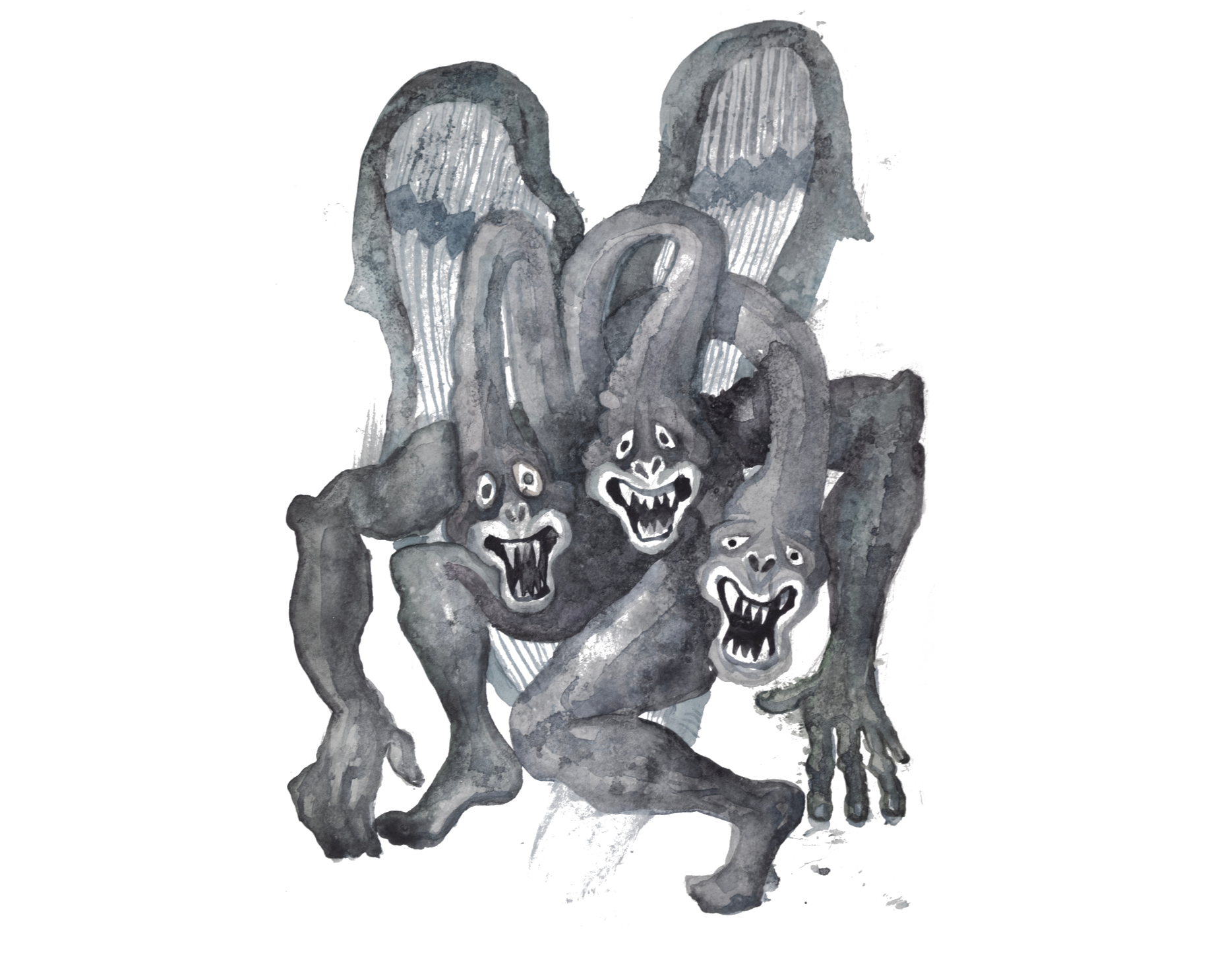 Эскизы к существам из русских мифов и сказок — Иллюстрация на Dprofile