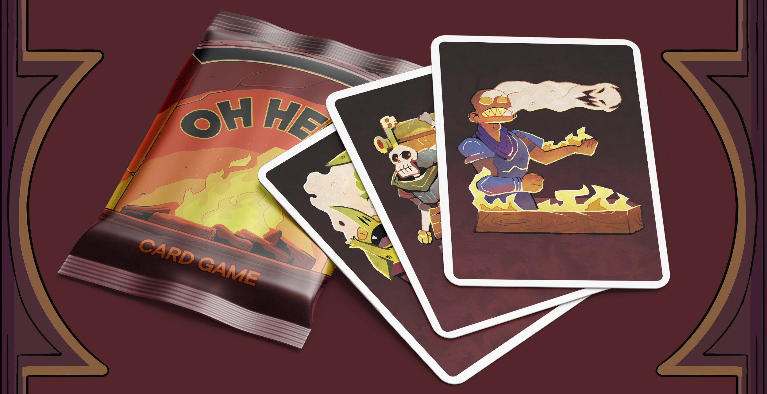 Настольная игра O HELL | БКВЧ'25 — Изображение №8 — Иллюстрация, Графика на Dprofile