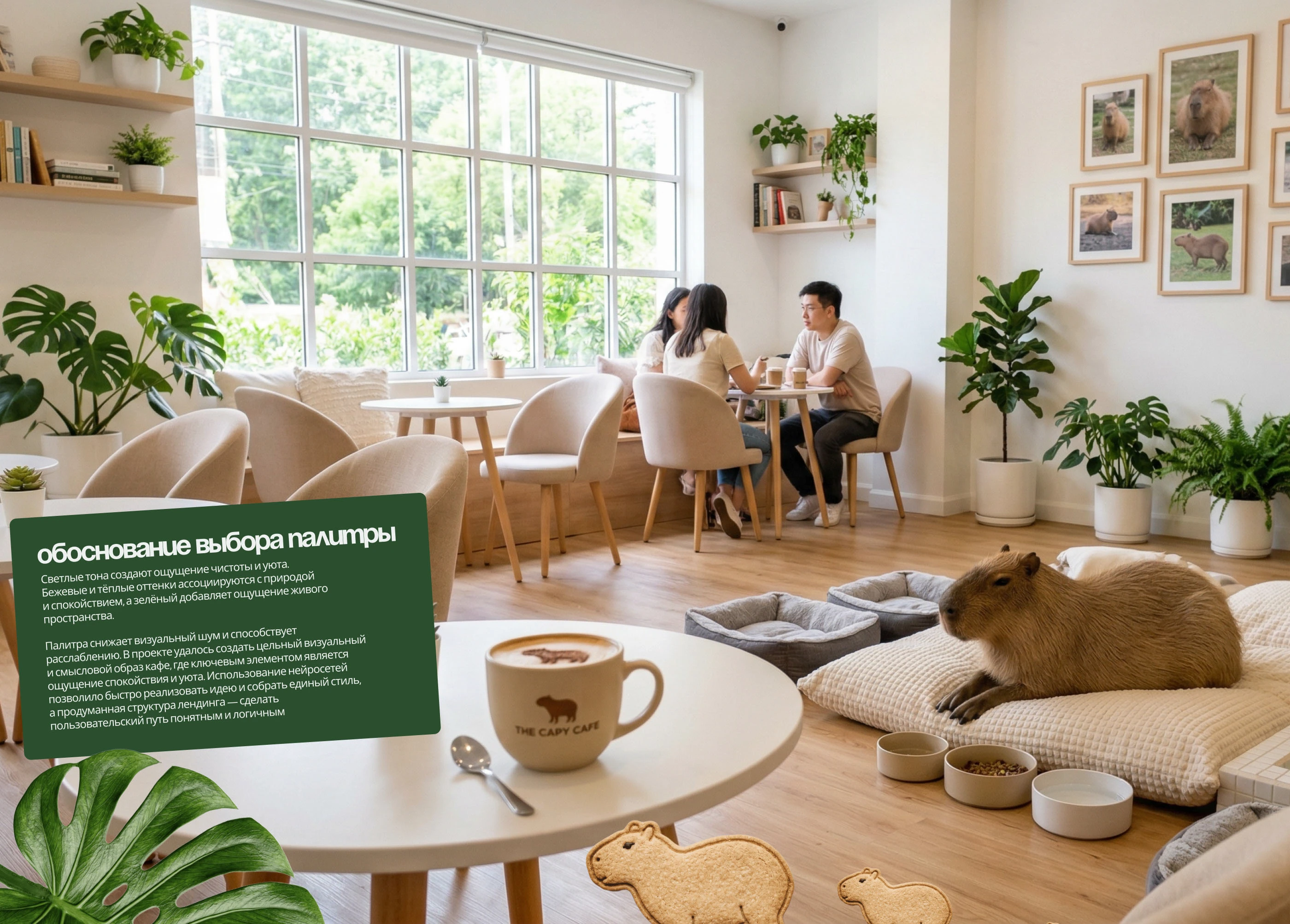 Лендинг для кафе с капибарами — Изображение №10 — Интерфейсы на Dprofile