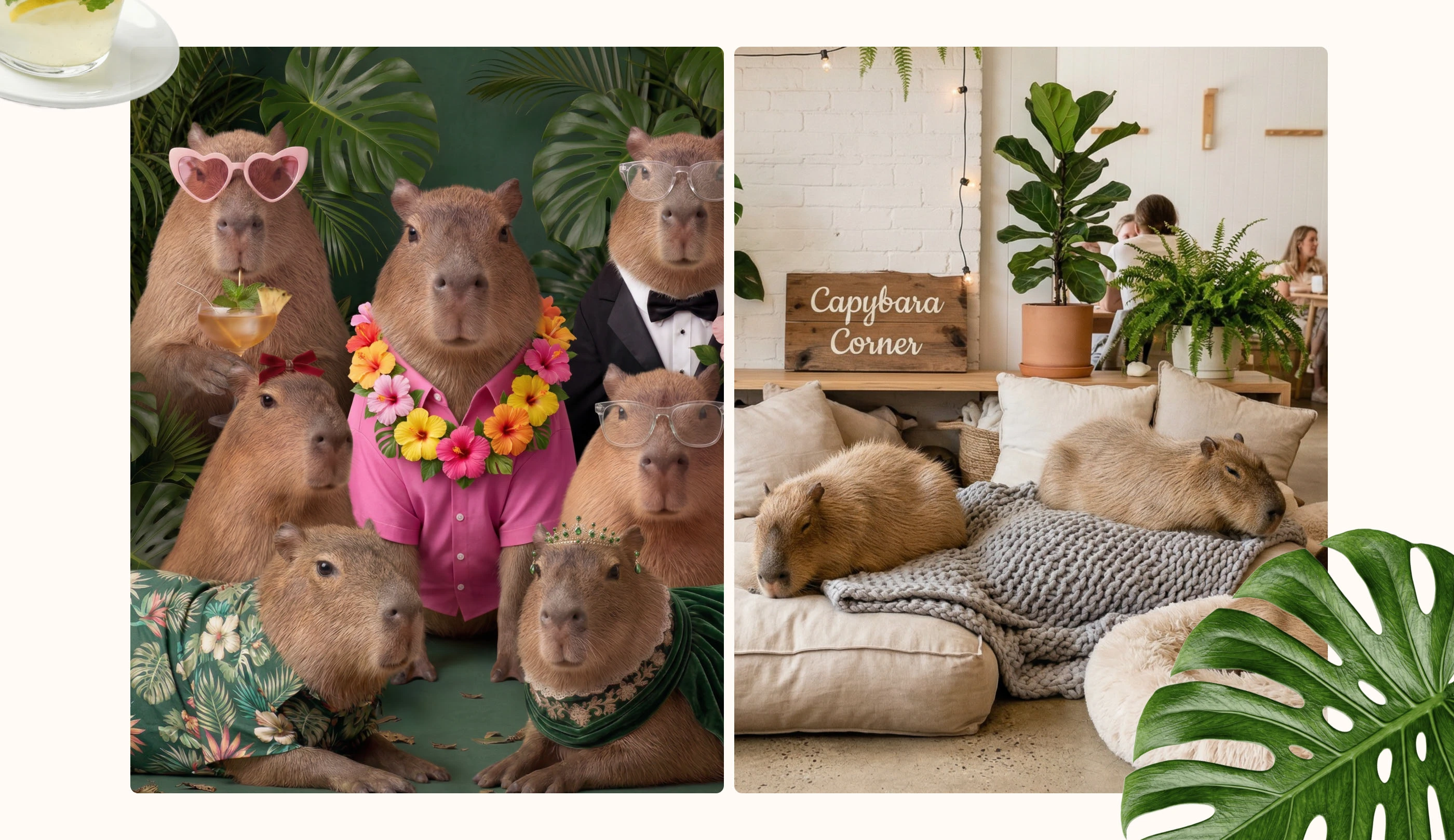 Лендинг для кафе с капибарами — Изображение №5 — Интерфейсы на Dprofile