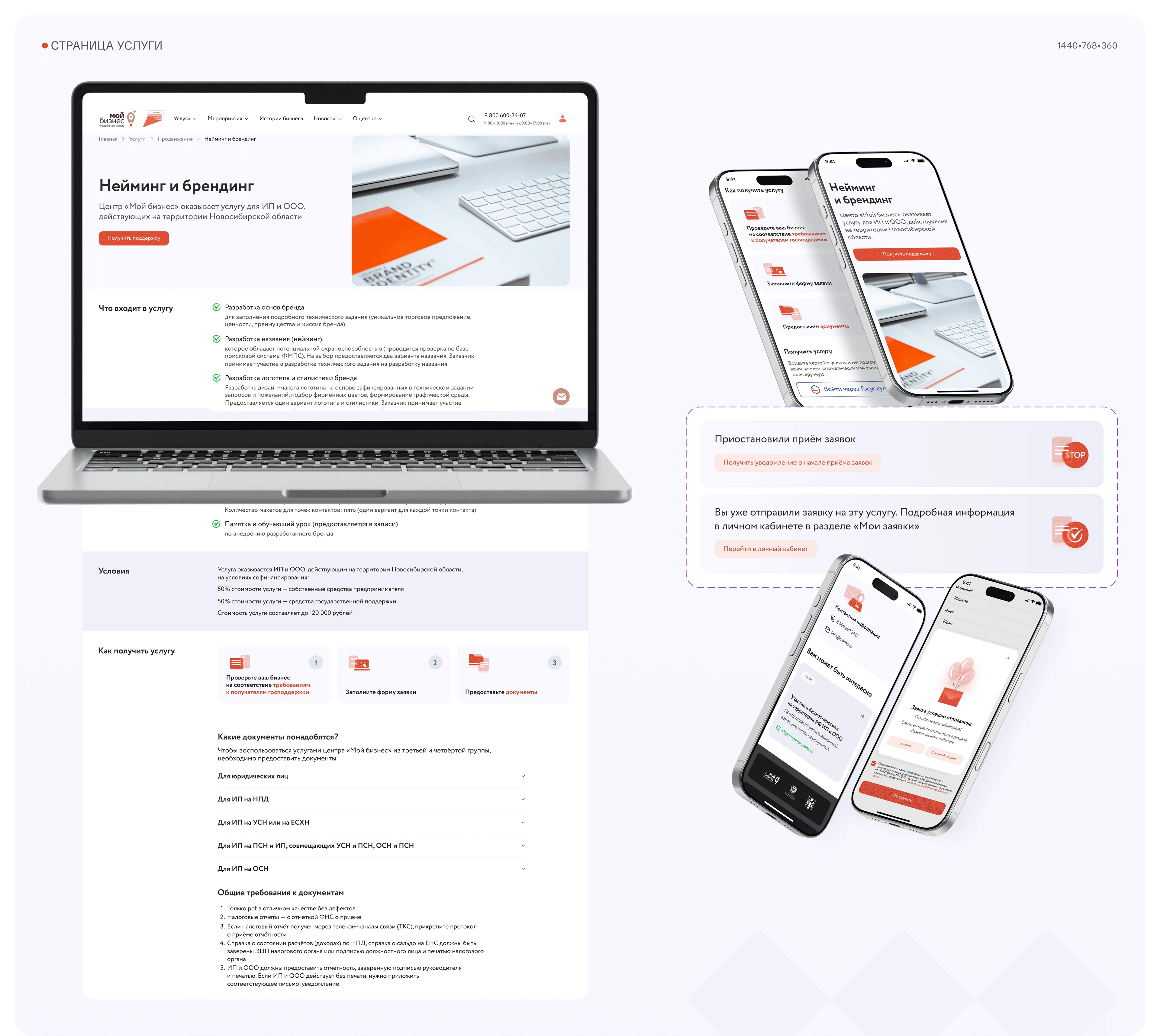 Редизайн сайта и личный кабинет АНО «ЦСРП НСО» — Изображение №9 — Интерфейсы на Dprofile