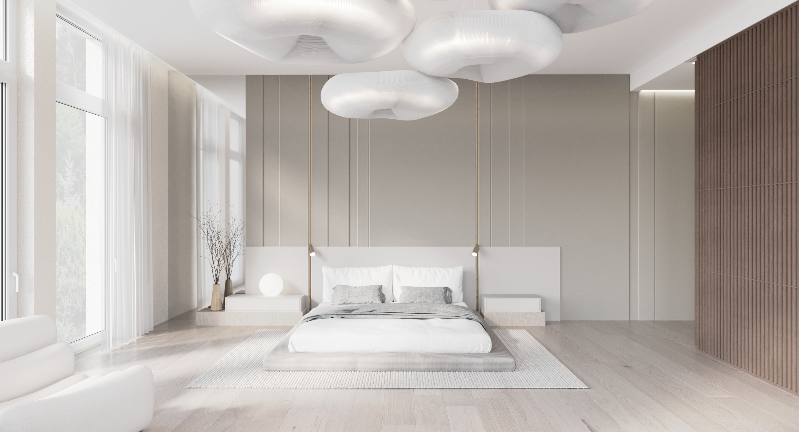 Визуализация светлой квартиры, г. Москва — Изображение №6 — Иллюстрация, 3D на Dprofile