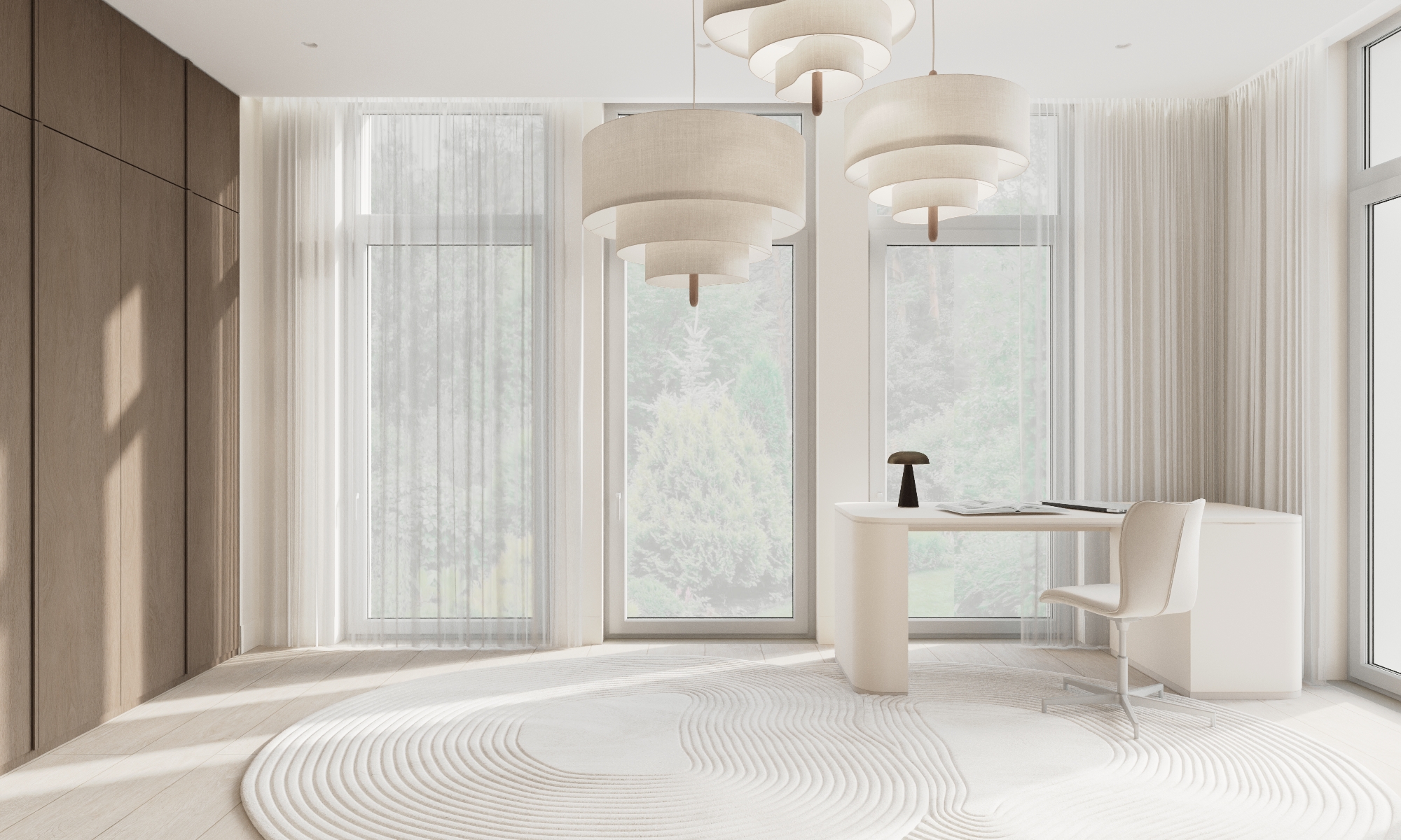 Визуализация светлой квартиры, г. Москва — Изображение №13 — Иллюстрация, 3D на Dprofile