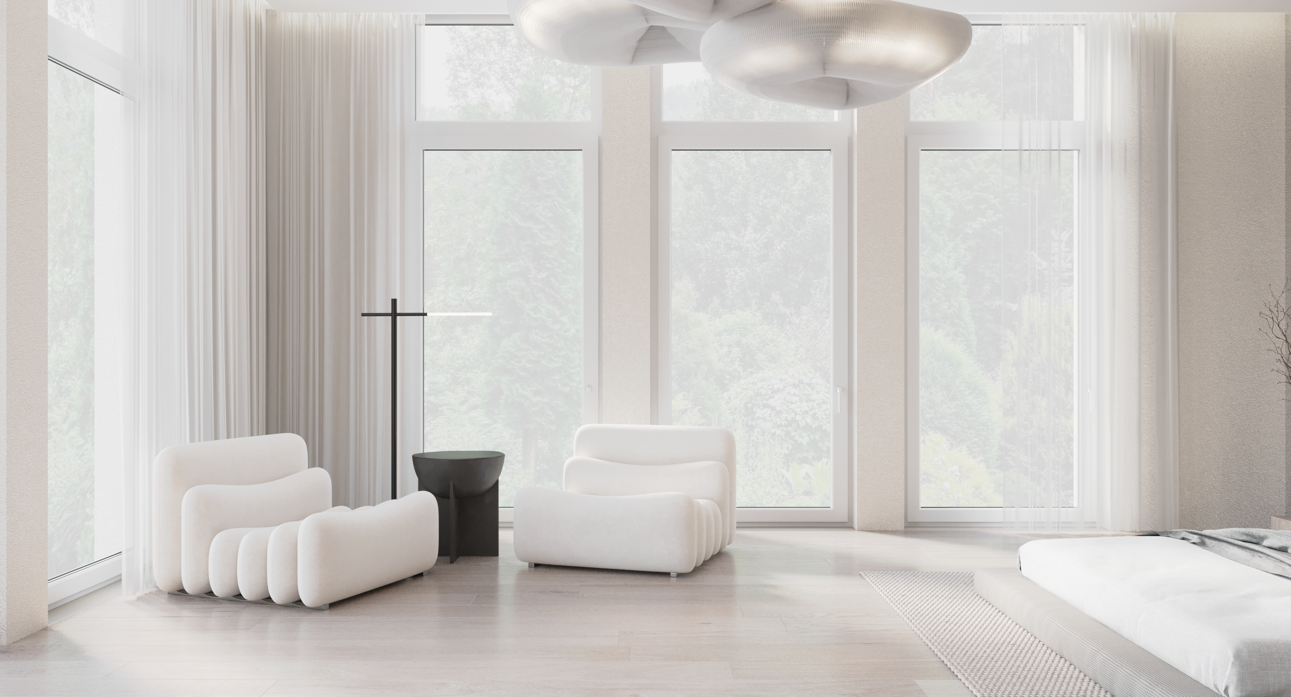 Визуализация светлой квартиры, г. Москва — Изображение №7 — Иллюстрация, 3D на Dprofile