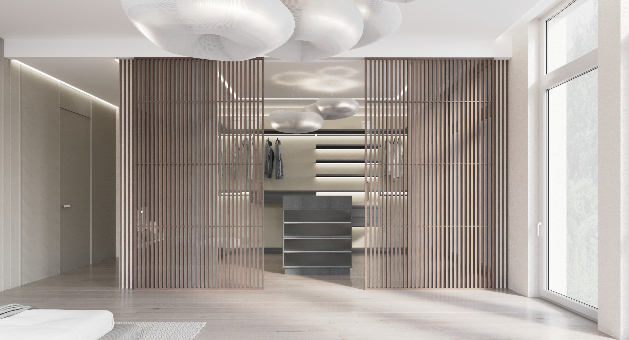 Визуализация светлой квартиры, г. Москва — Изображение №8 — Иллюстрация, 3D на Dprofile