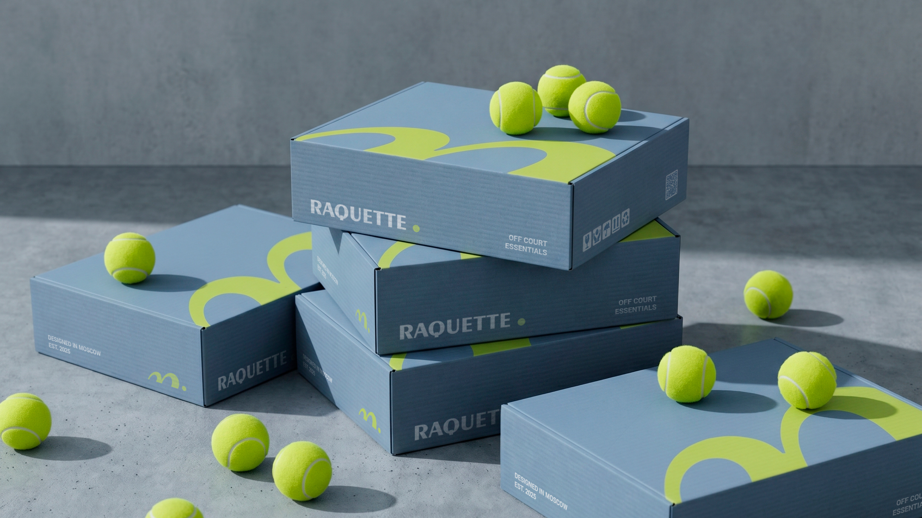 RAQUETTE · OFF COURT ESSENTIALS — Изображение №1 — Брендинг на Dprofile