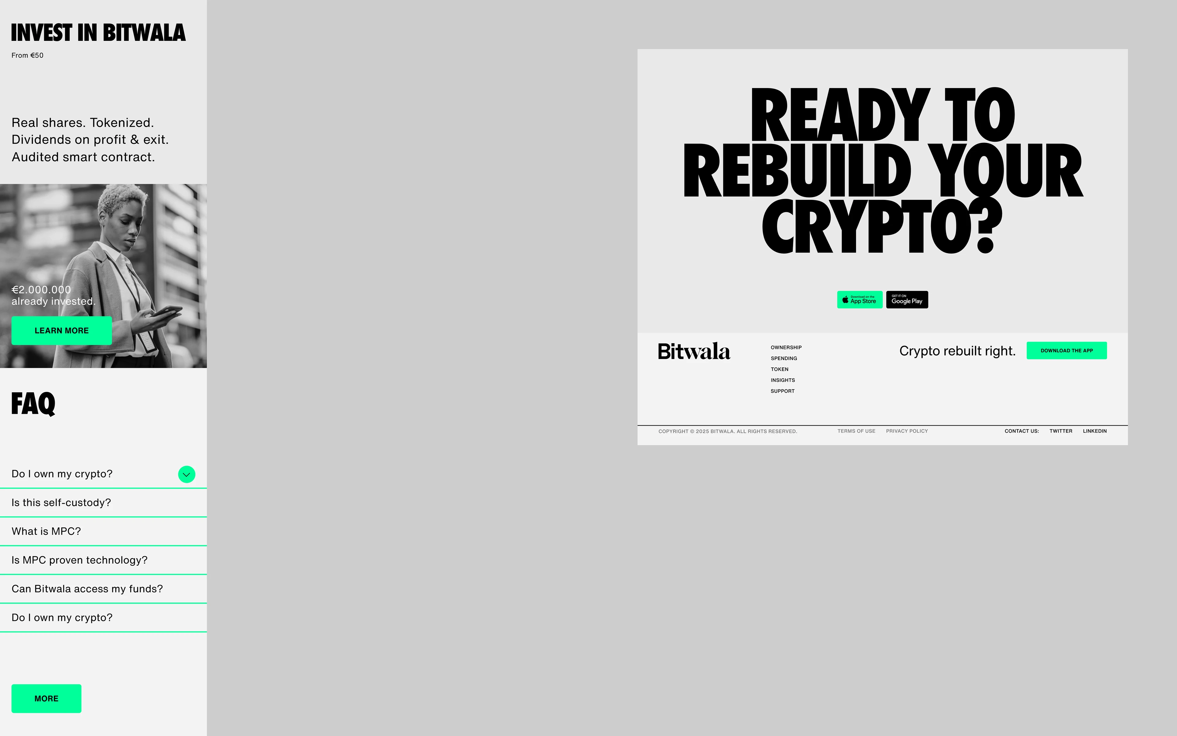 Bitwala — Изображение №4 — Интерфейсы, Брендинг на Dprofile