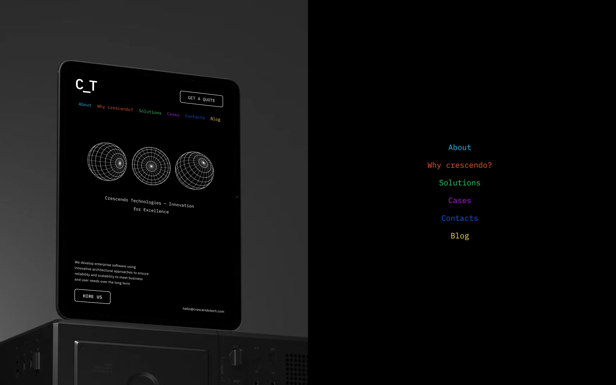 Crescendo Technologies — Изображение №4 — Интерфейсы, Брендинг на Dprofile