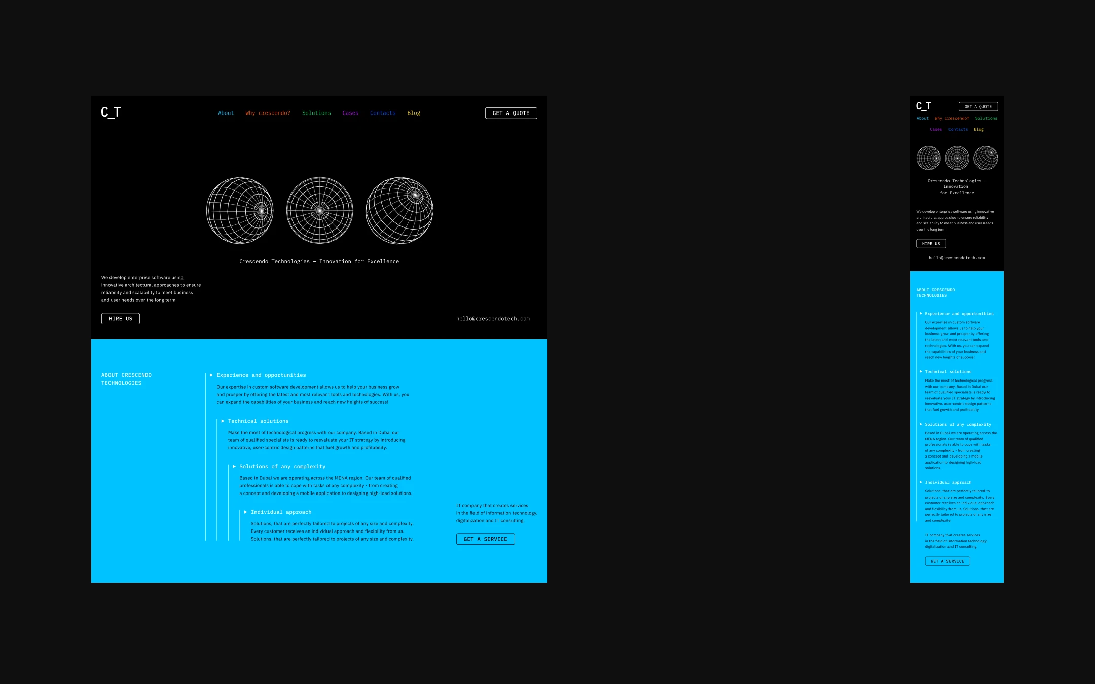Crescendo Technologies — Изображение №14 — Интерфейсы, Брендинг на Dprofile
