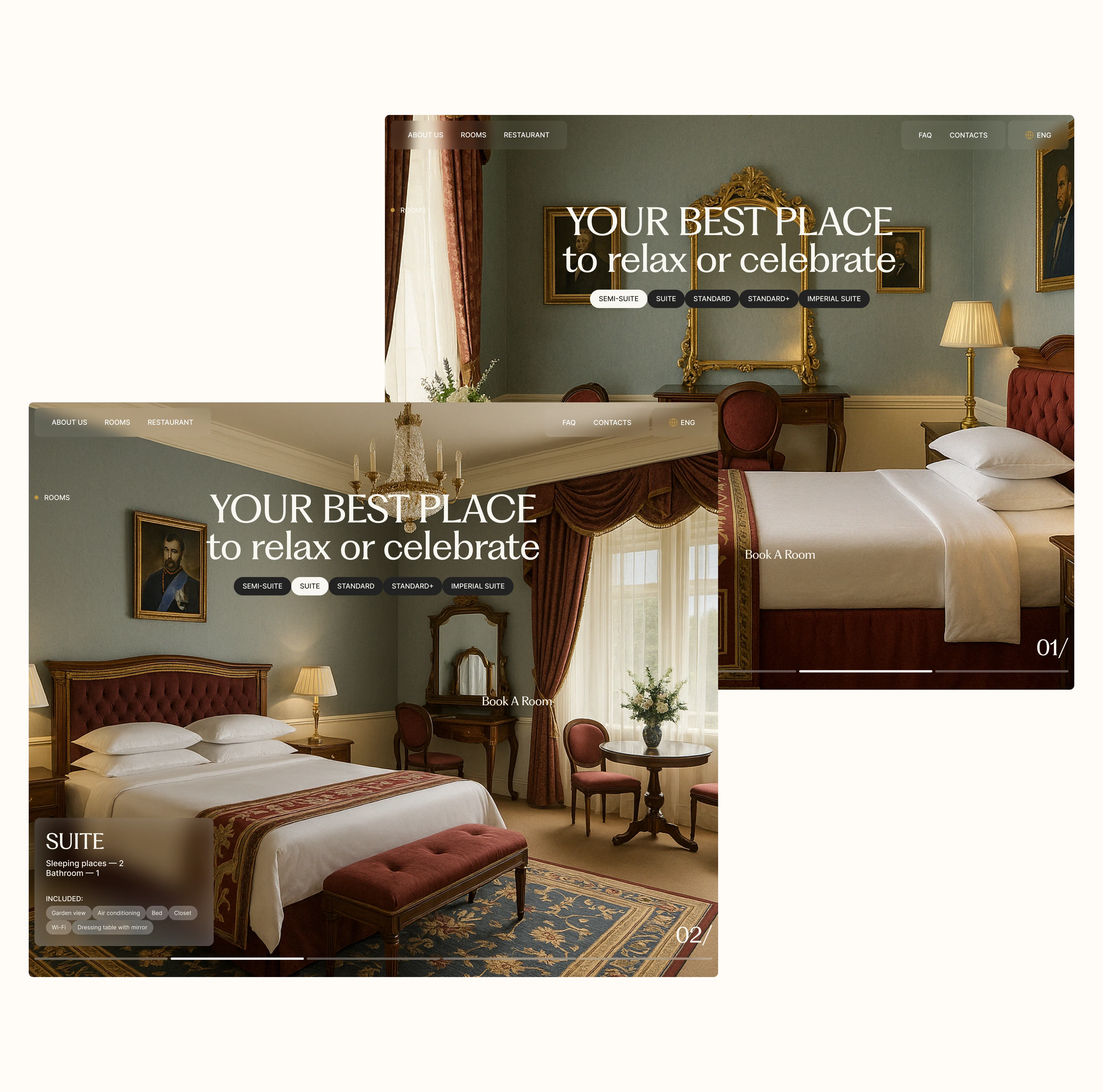 Park-hotel in Tsinandali | Webdesign concept — Изображение №5 — Интерфейсы, Анимация на Dprofile