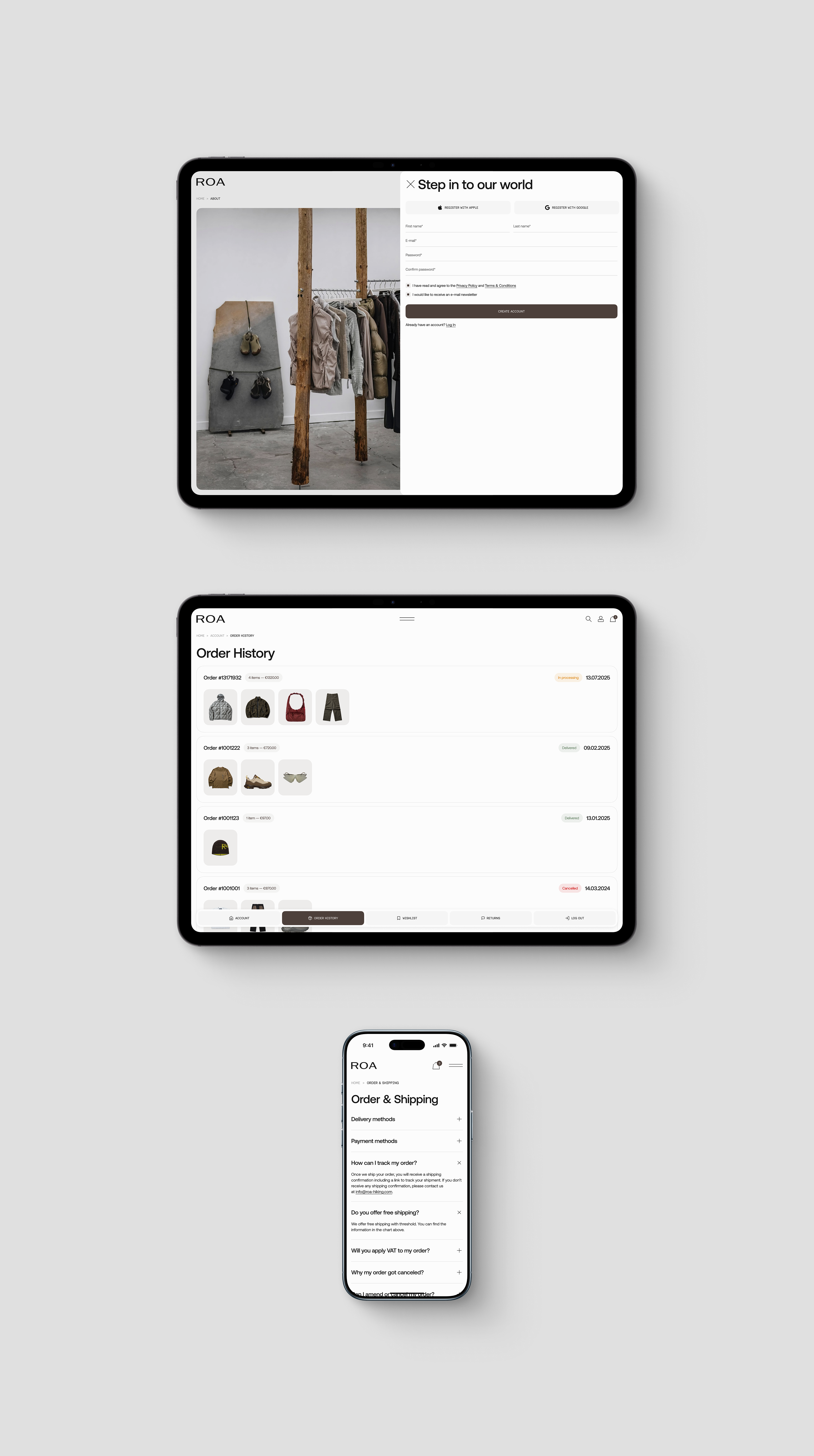 ROA Hiking — Изображение №18 — Интерфейсы на Dprofile