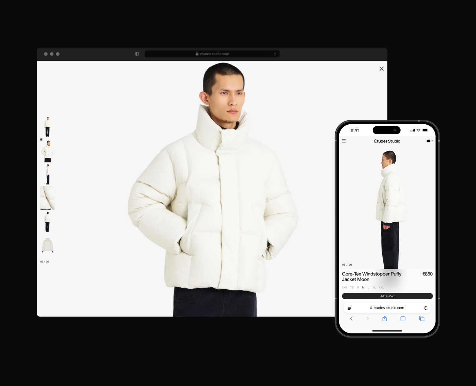 Études Studio — Интерфейсы на Dprofile