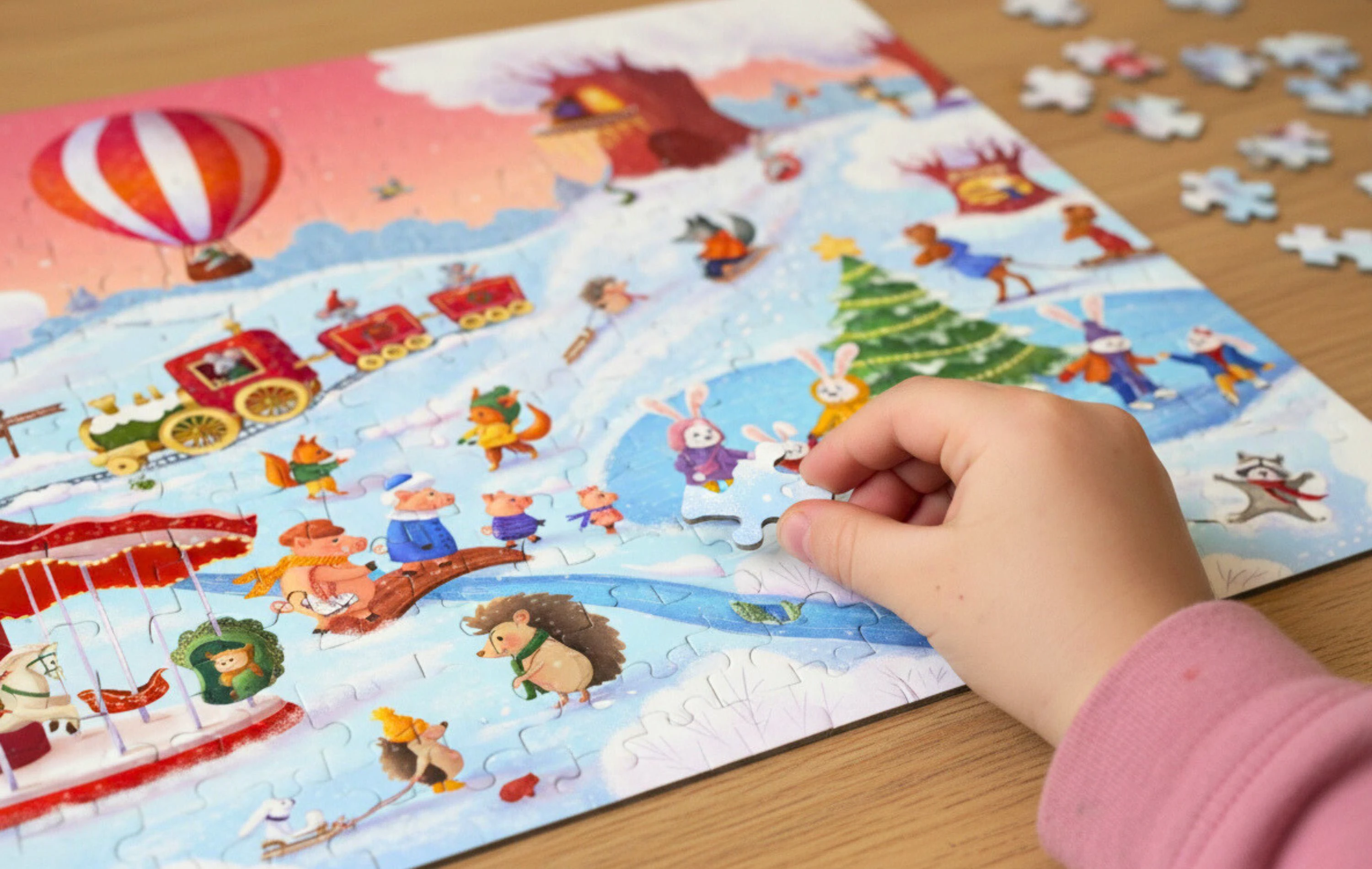 Виммельбух "Сказочный зимний лес" — Изображение №6 — Иллюстрация на Dprofile