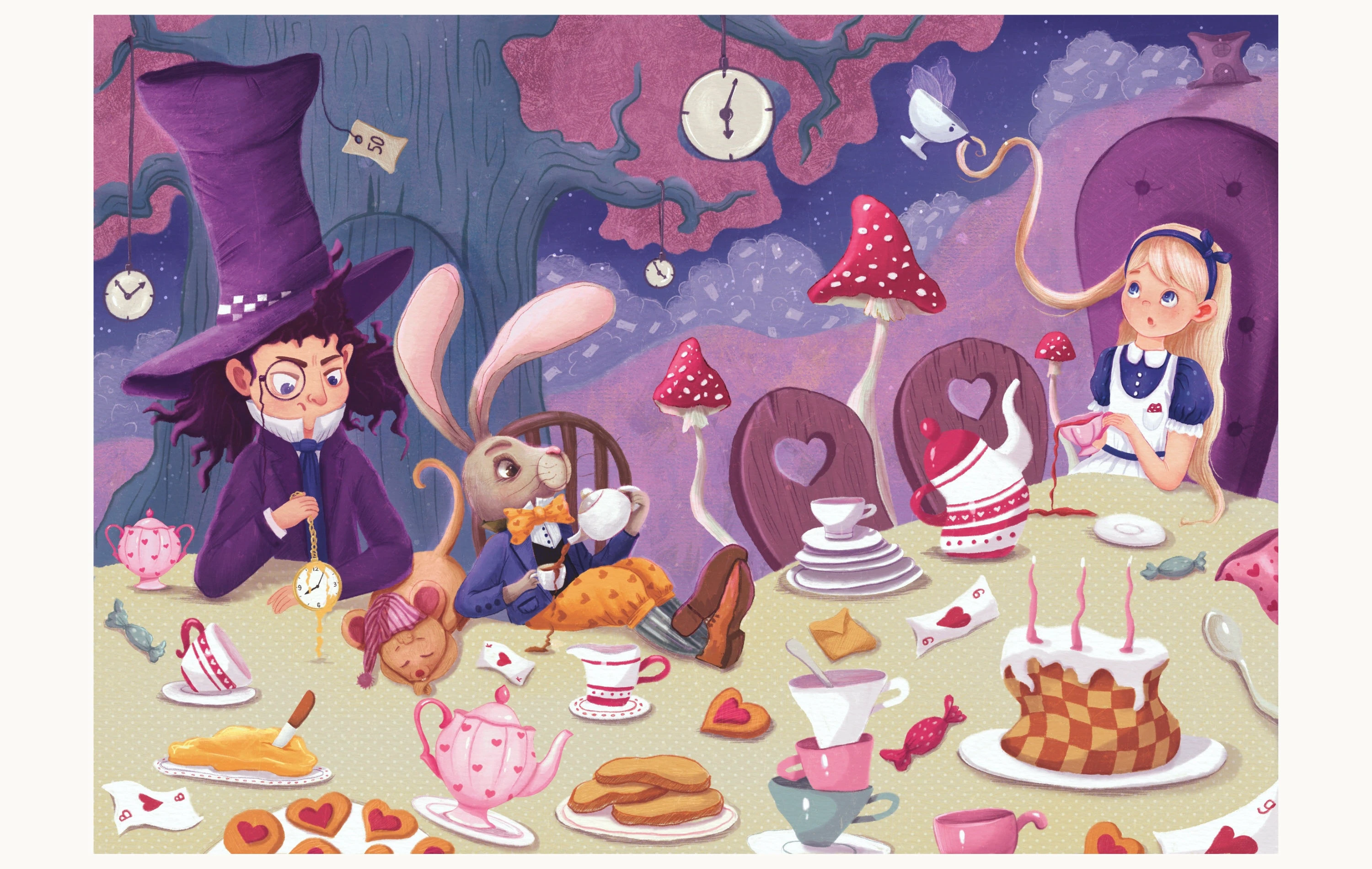 Иллюстрация к книге "Алиса в стране чудес" — Изображение №5 — Иллюстрация на Dprofile