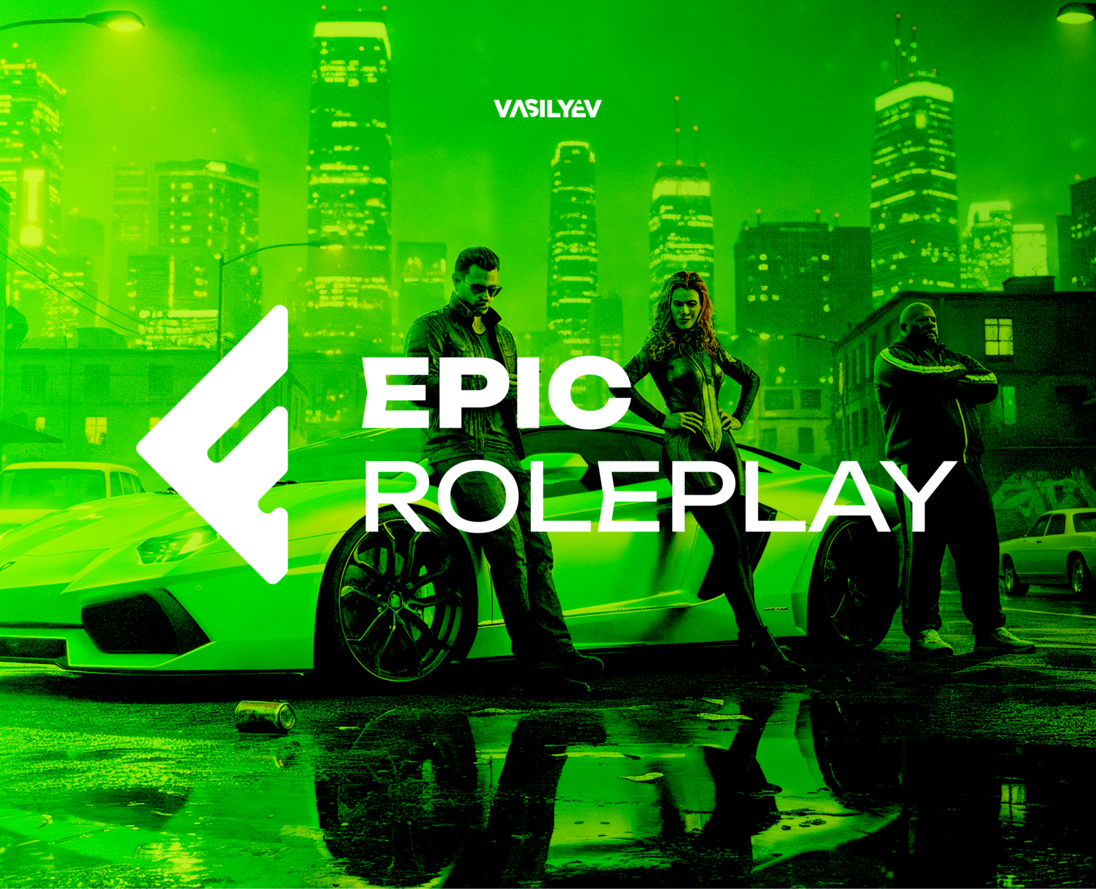 Логотип и брендбук для gta 5 проекта EPIC ROLE PLAY на Dprofile