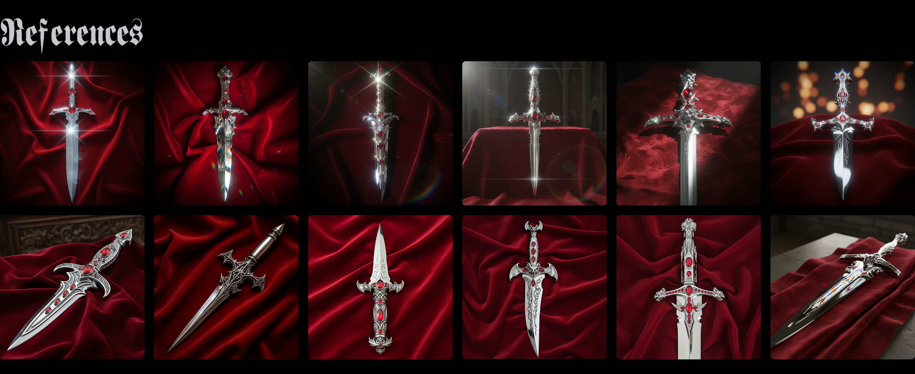 Готический кинжал | 3D анимация — Изображение №4 — 3D, Анимация на Dprofile