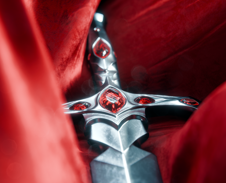 Готический кинжал | 3D анимация на Dprofile