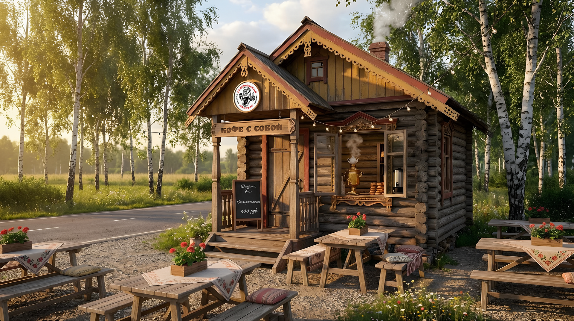 Логотип для бистро «Семёновский лапоток» — Изображение №1 — Брендинг на Dprofile