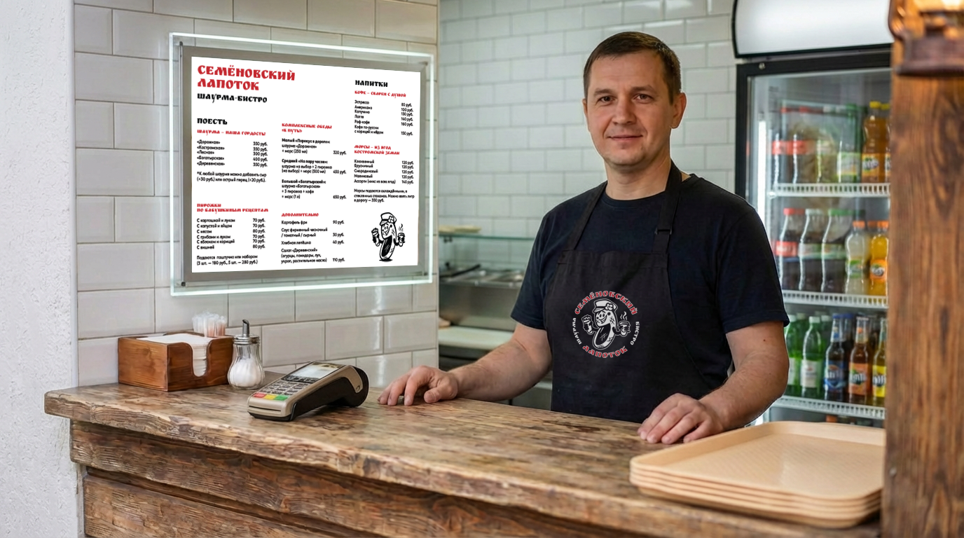 Логотип для бистро «Семёновский лапоток» — Изображение №5 — Брендинг на Dprofile