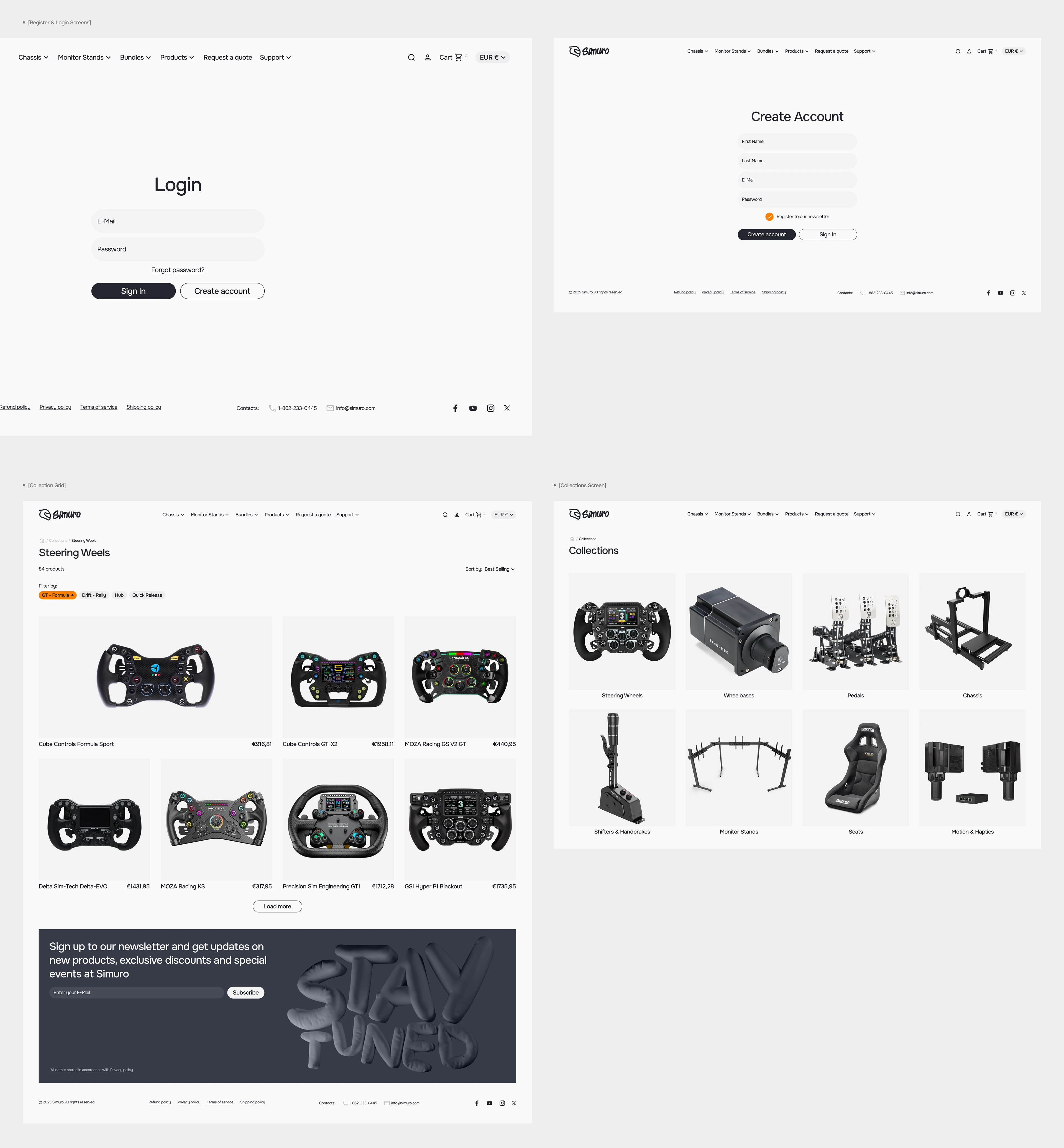 Simuro — E-Commerce — Изображение №4 — Интерфейсы, 3D на Dprofile