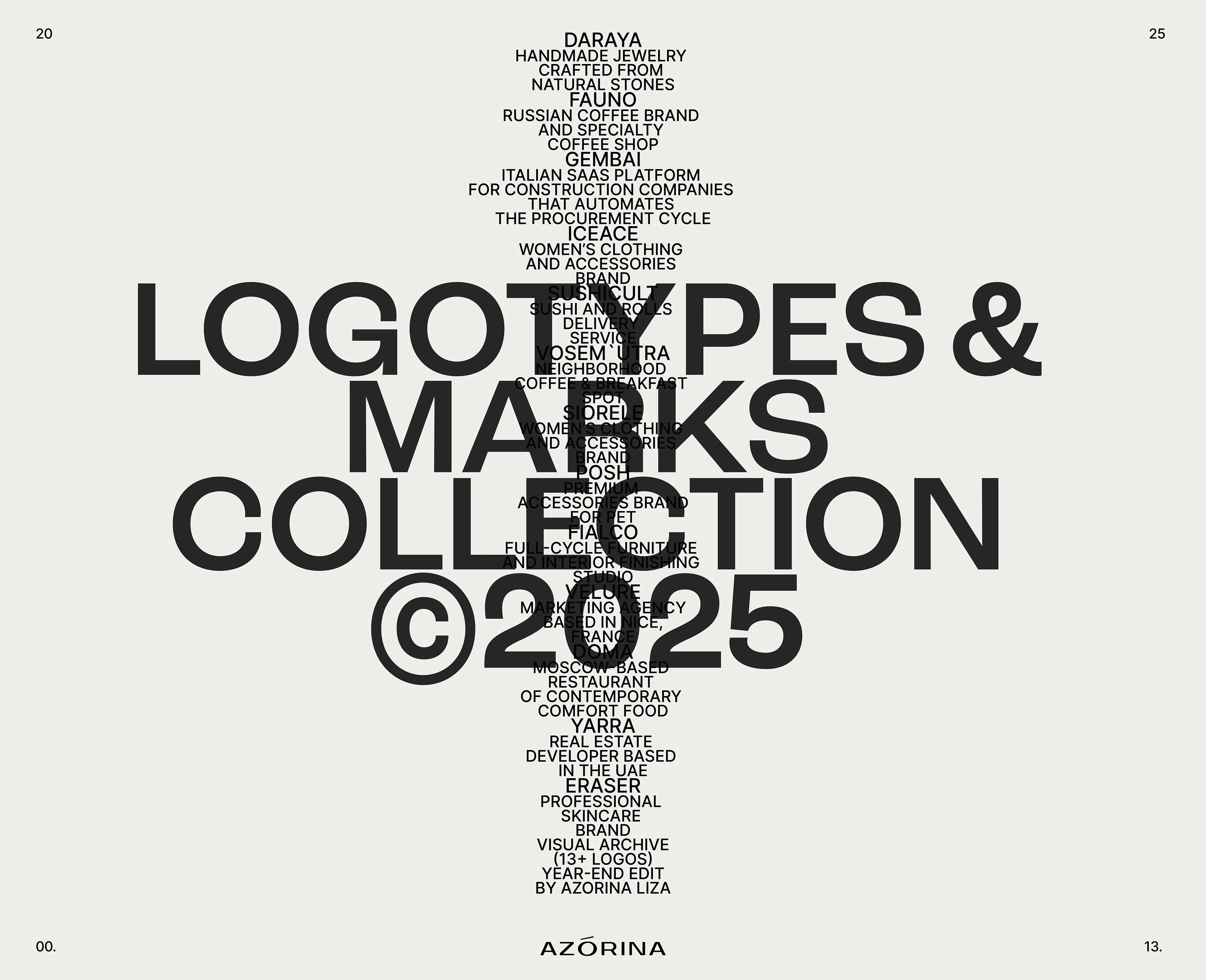 LOGOFOLIO'2025 — Изображение №1 — Брендинг на Dprofile