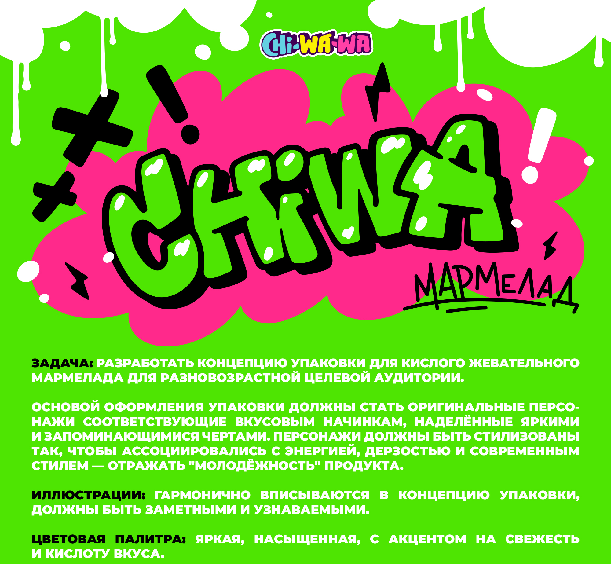 Упаковка мармелада CHIWA от CHI-WA-WA — Изображение №1 — Иллюстрация, Промдизайн на Dprofile